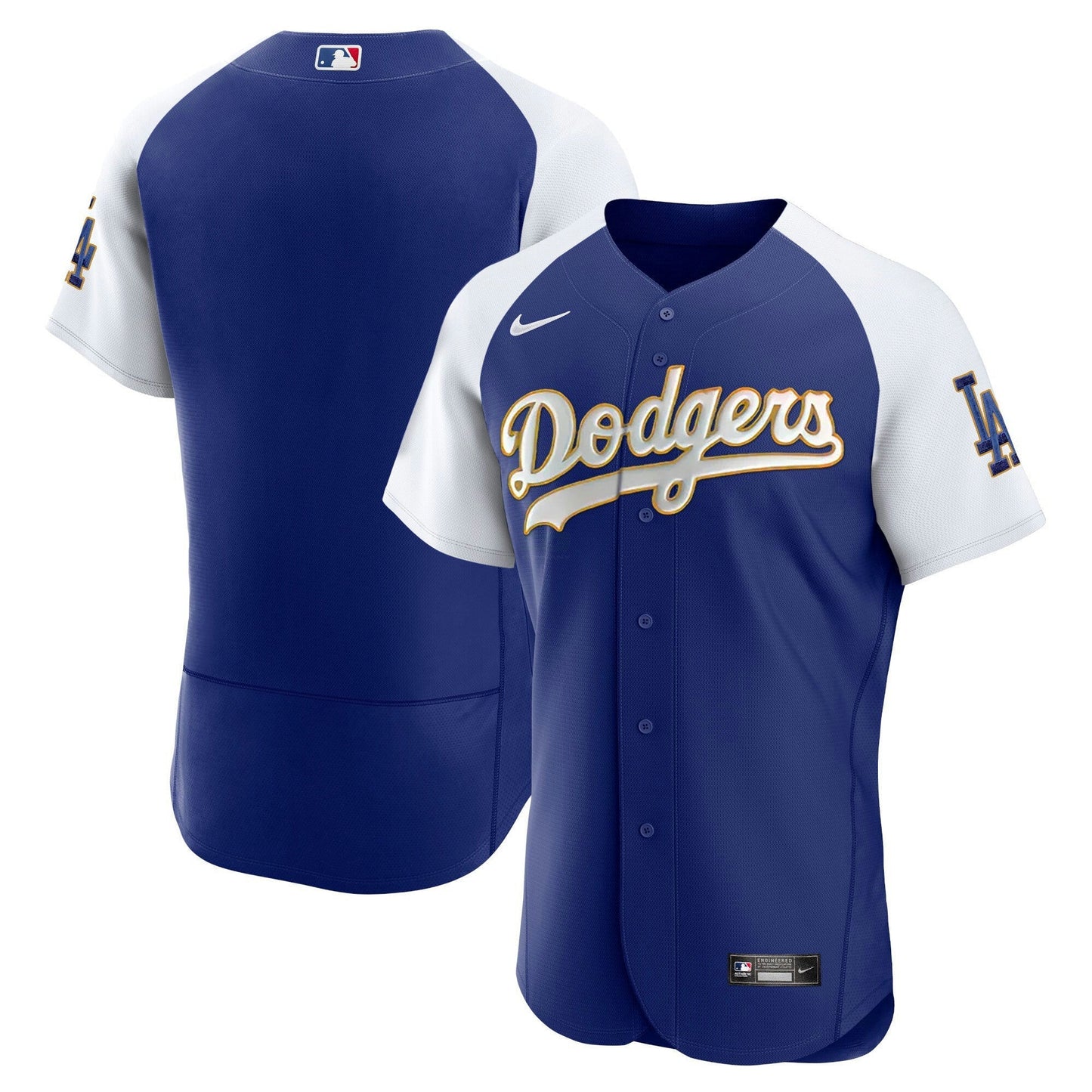 Camisa MLB Men’s Los Angeles Gold Trim Flex Base Jersey