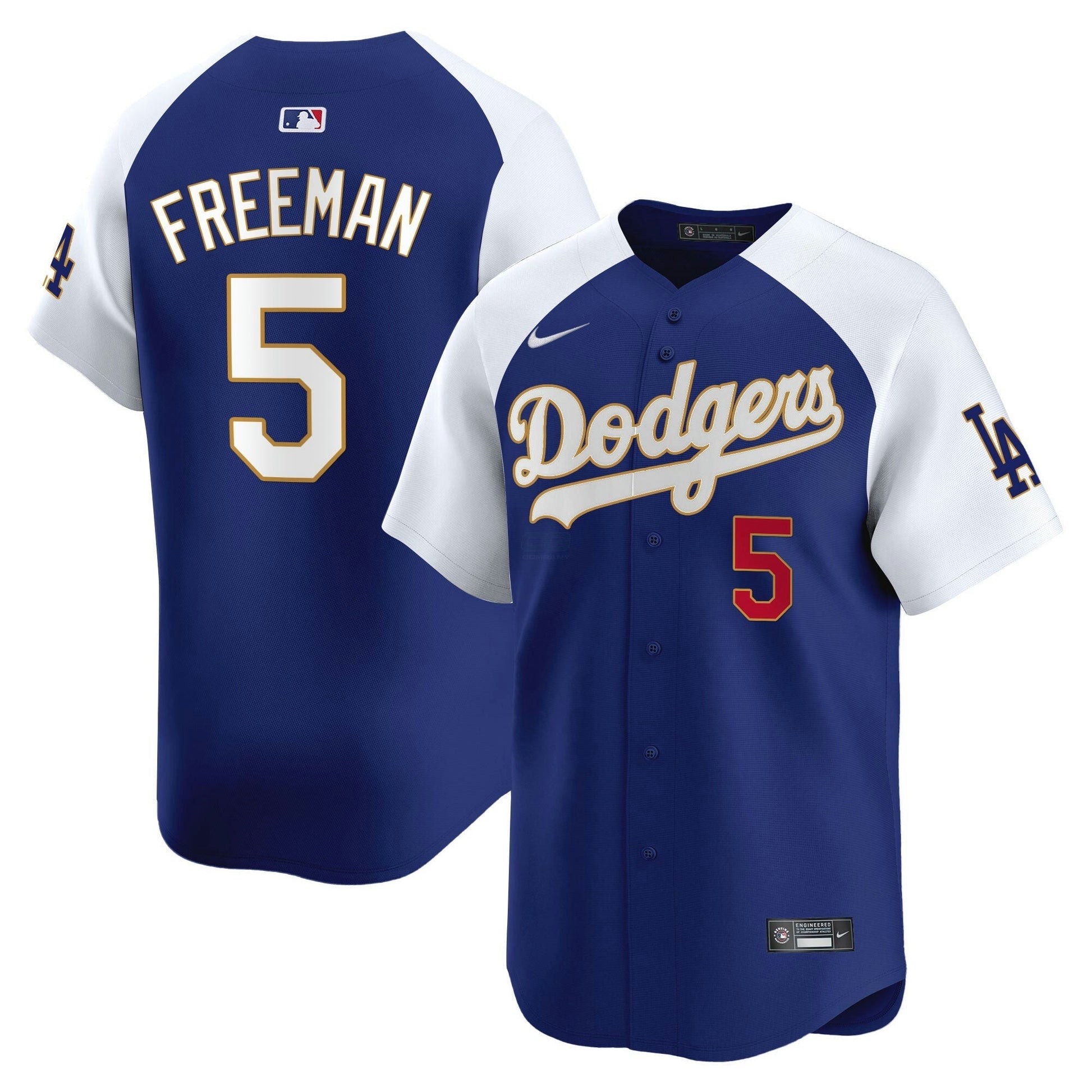 Camisa MLB Men’s Los Angeles Gold Trim Vapor Premier Limited Jersey