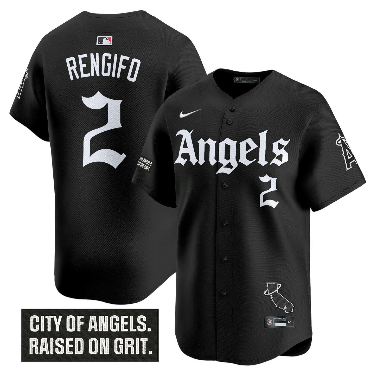 Camisa MLB Men’s Los Angeles ‘Gothic Halo Edition’ Vapor Premier Limited Jersey