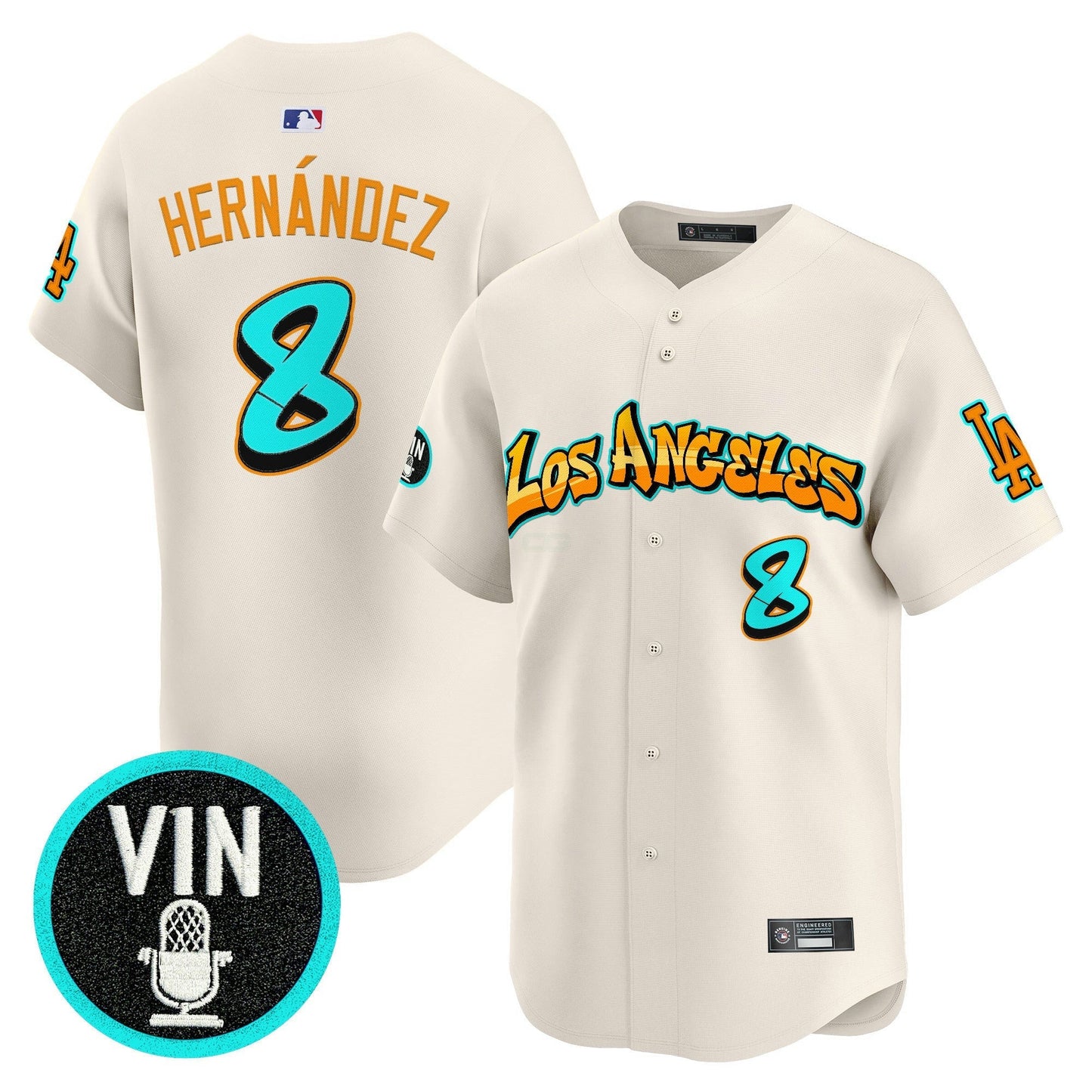 Camisa MLB Men’s Los Angeles ‘Graffiti Street Style Edition’ Vapor Premier Limited Jersey