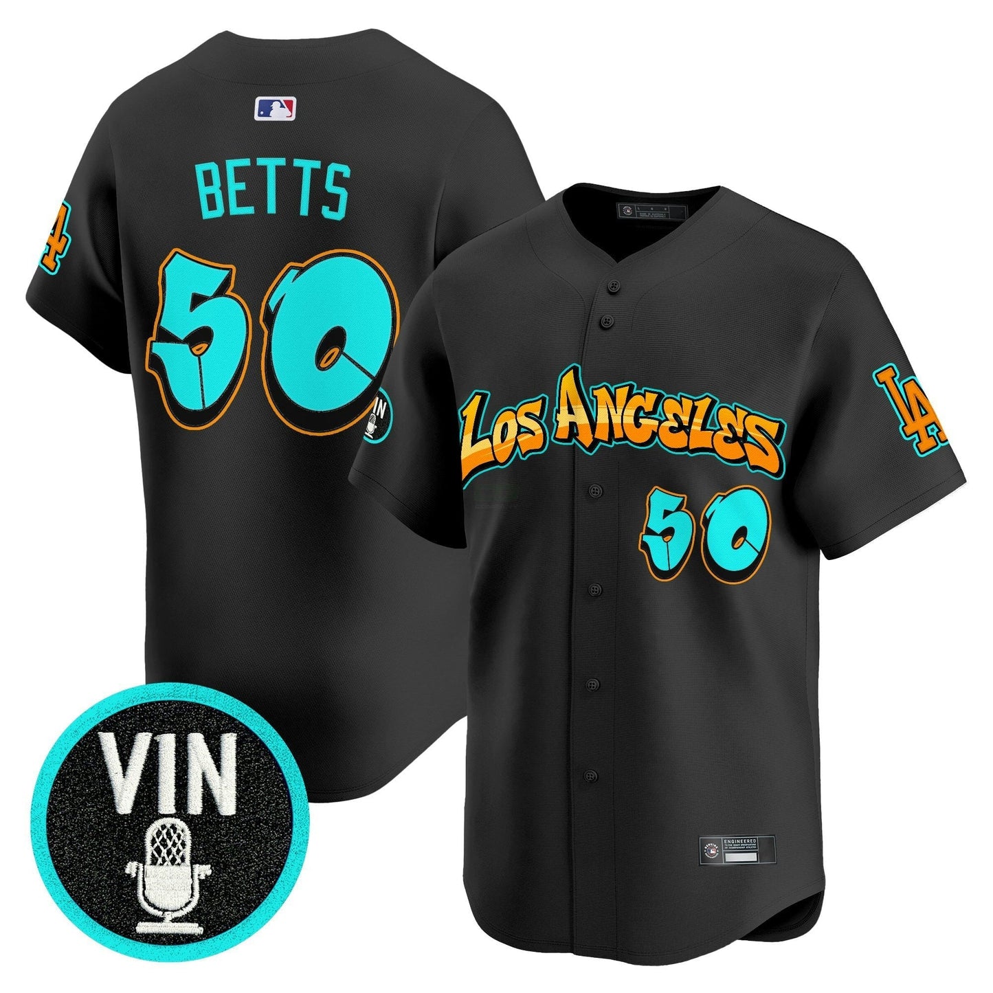 Camisa MLB Men’s Los Angeles ‘Graffiti Street Style Edition’ Vapor Premier Limited Jersey