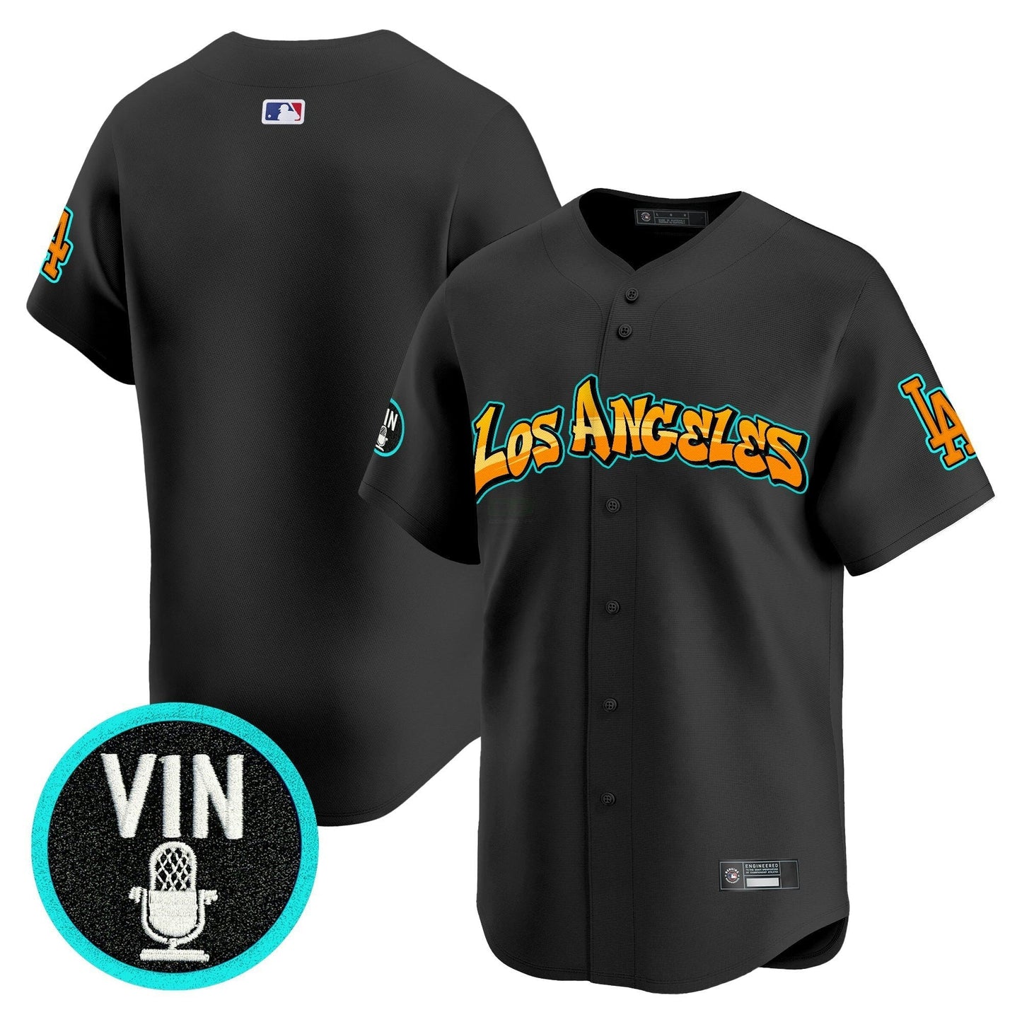 Camisa MLB Men’s Los Angeles ‘Graffiti Street Style Edition’ Vapor Premier Limited Jersey