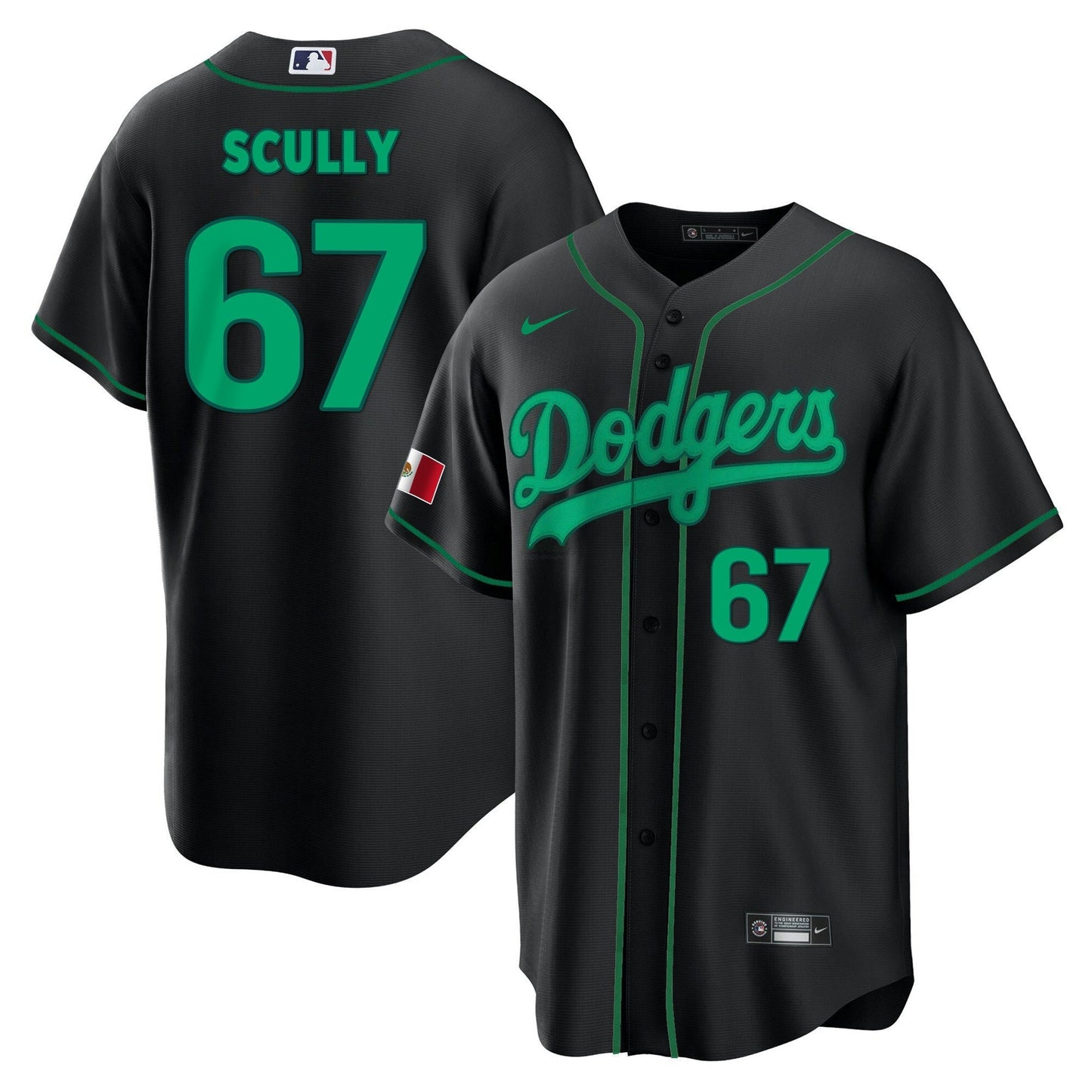 Camisa MLB Men’s Los Angeles Mexico Cool Base Jersey