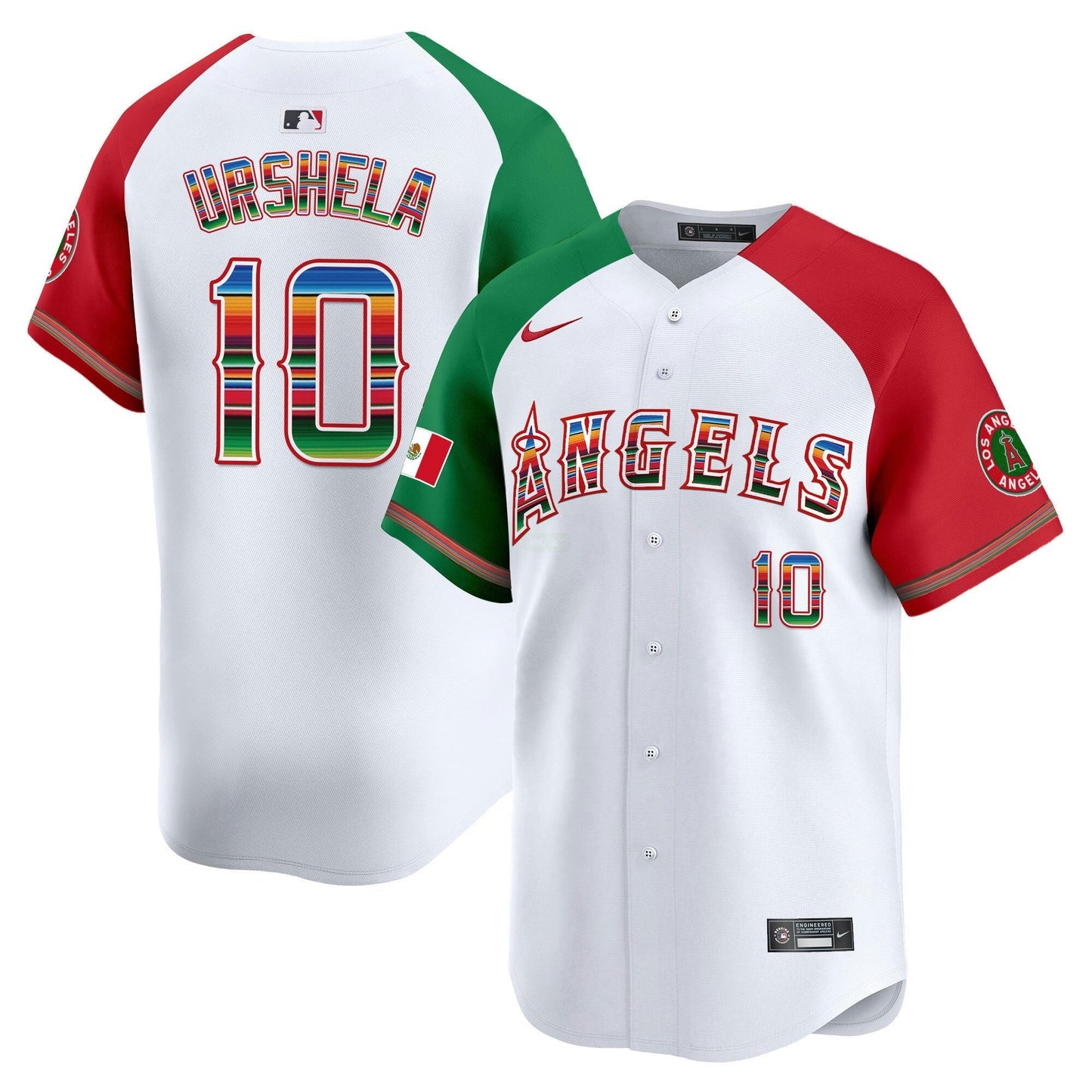 Camisa MLB Los Angeles Angels Men’s Los Angeles Mexico Vapor Premier Limited Jersey