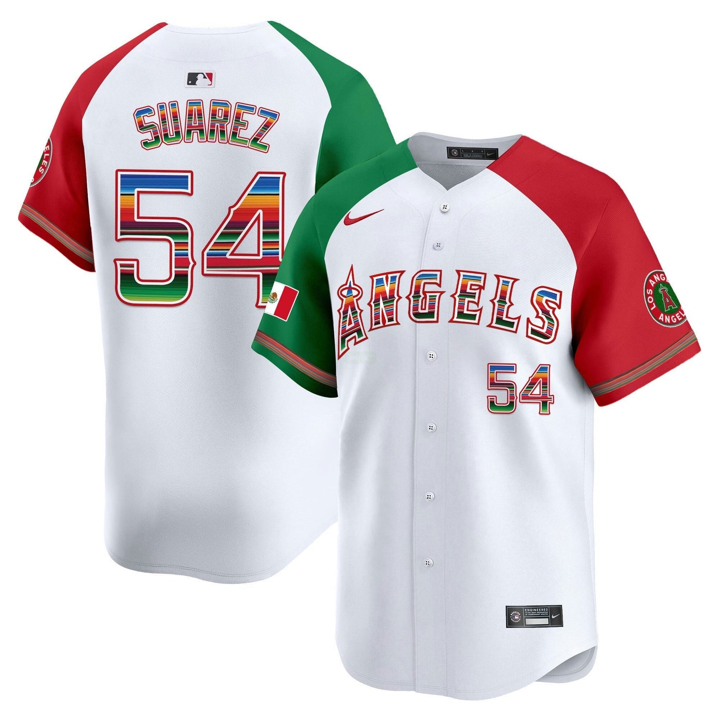 Camisa MLB Los Angeles Angels Men’s Los Angeles Mexico Vapor Premier Limited Jersey
