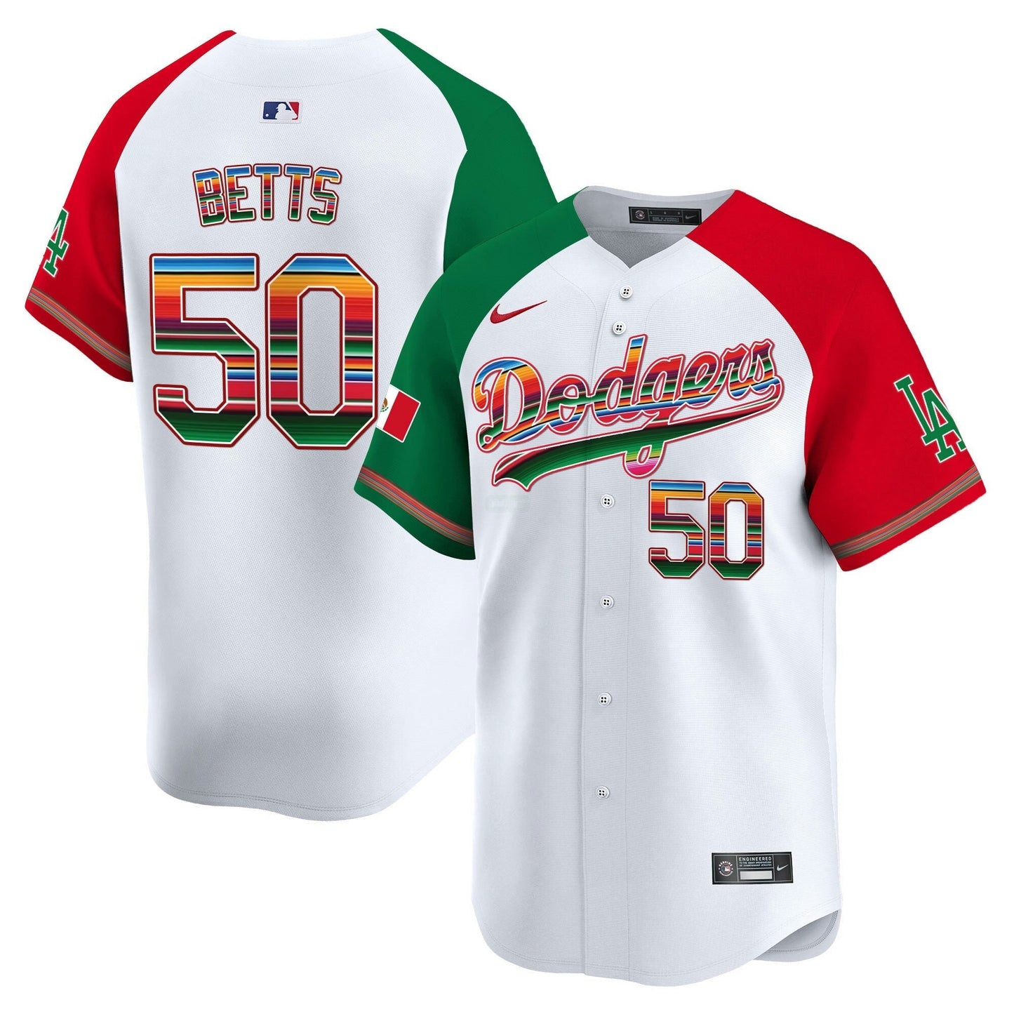 Camisa MLB Los Angeles Dodgers Men’s Los Angeles Mexico Vapor Premier Limited Jersey