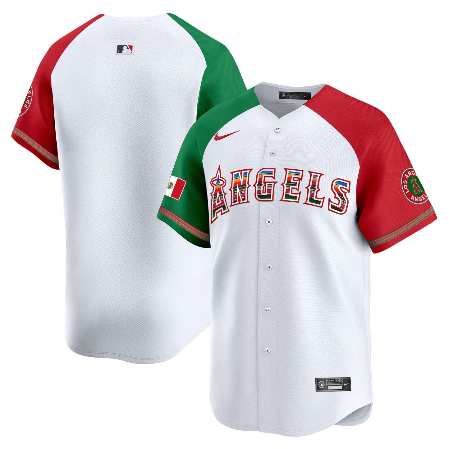 Camisa MLB Los Angeles Angels Men’s Los Angeles Mexico Vapor Premier Limited Jersey