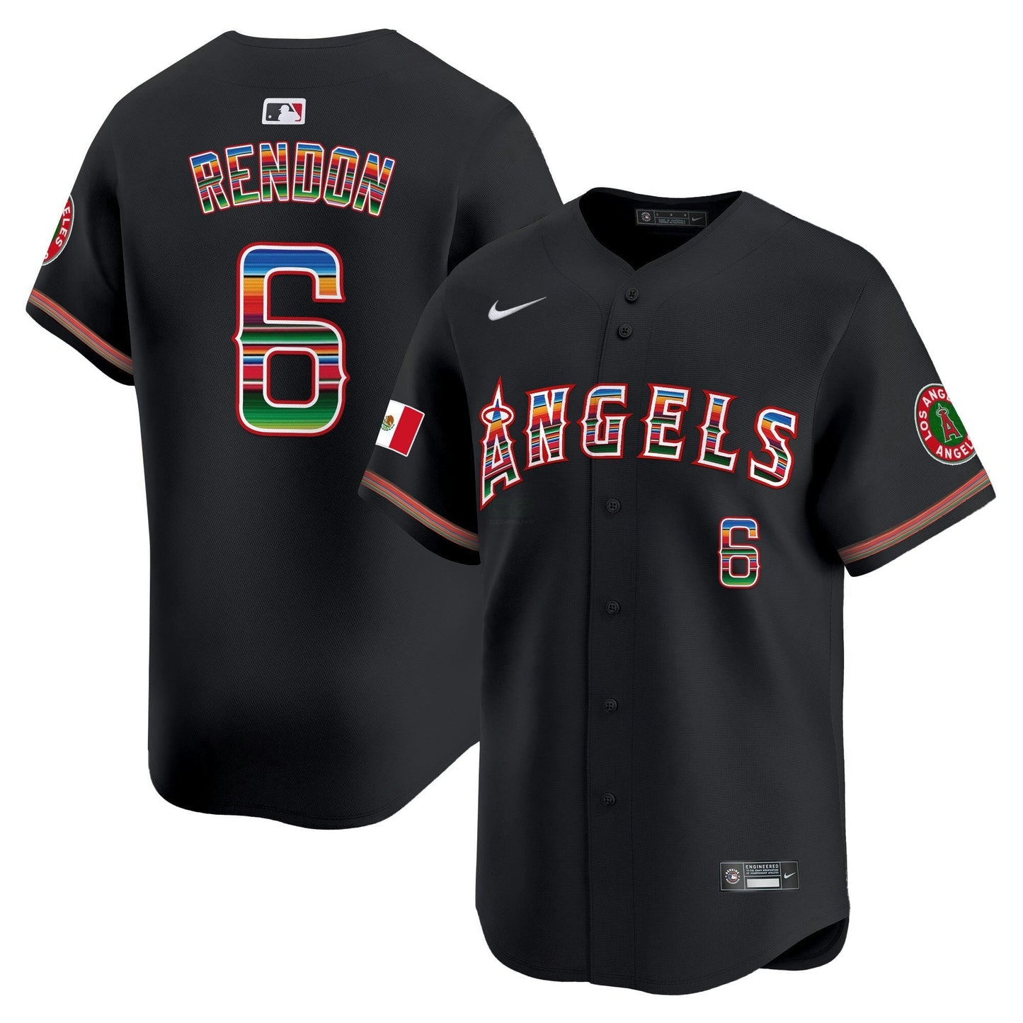 Camisa MLB Los Angeles Angels Men’s Los Angeles Mexico Vapor Premier Limited Jersey