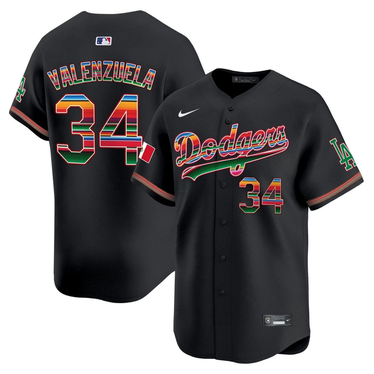 Camisa MLB Los Angeles Dodgers Men’s Los Angeles Mexico Vapor Premier Limited Jersey
