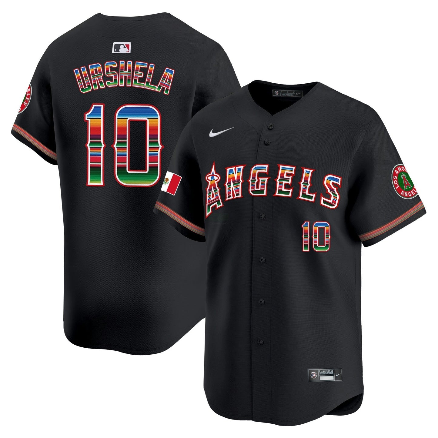 Camisa MLB Los Angeles Angels Men’s Los Angeles Mexico Vapor Premier Limited Jersey