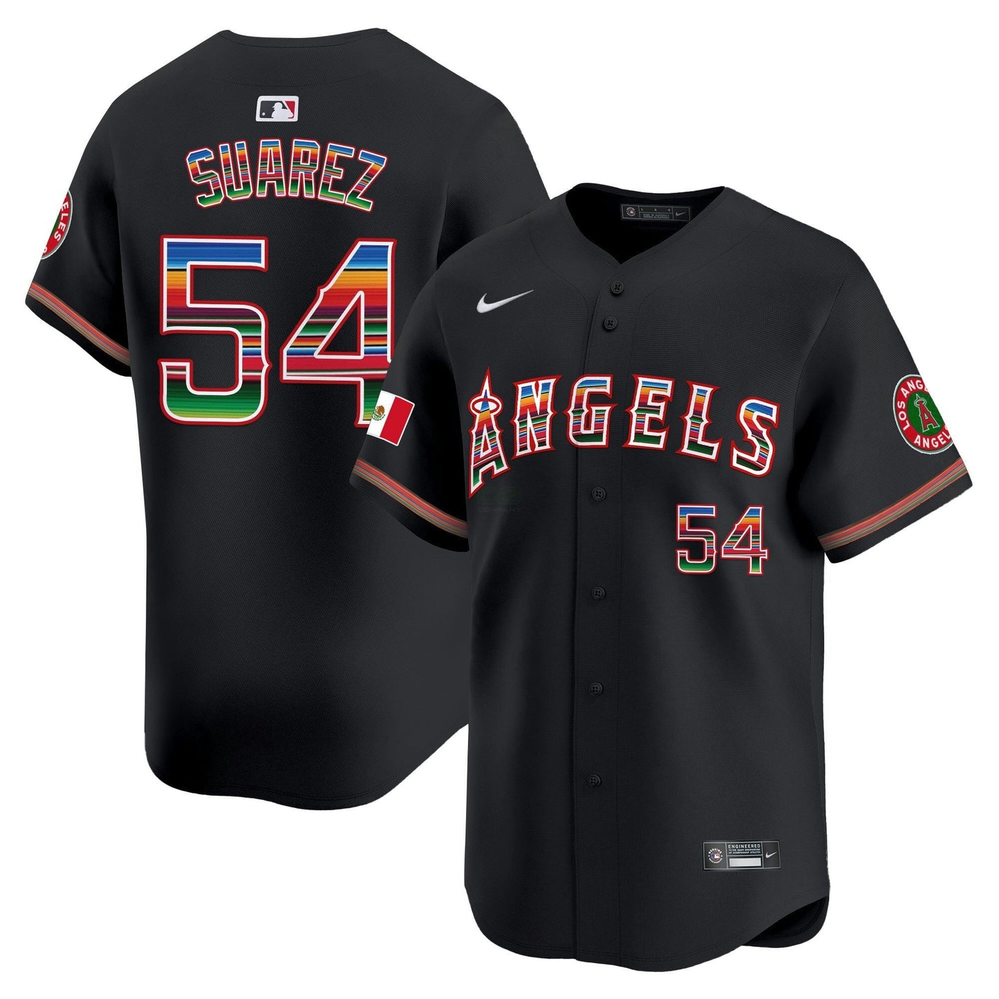 Camisa MLB Los Angeles Angels Men’s Los Angeles Mexico Vapor Premier Limited Jersey