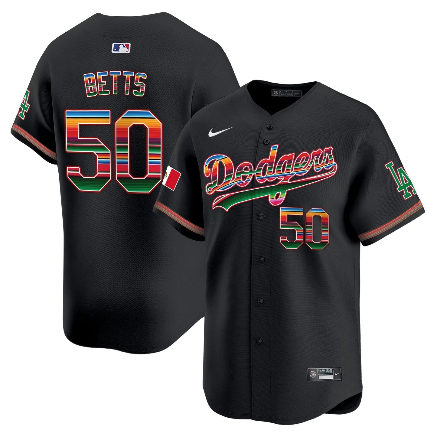 Camisa MLB Los Angeles Dodgers Men’s Los Angeles Mexico Vapor Premier Limited Jersey