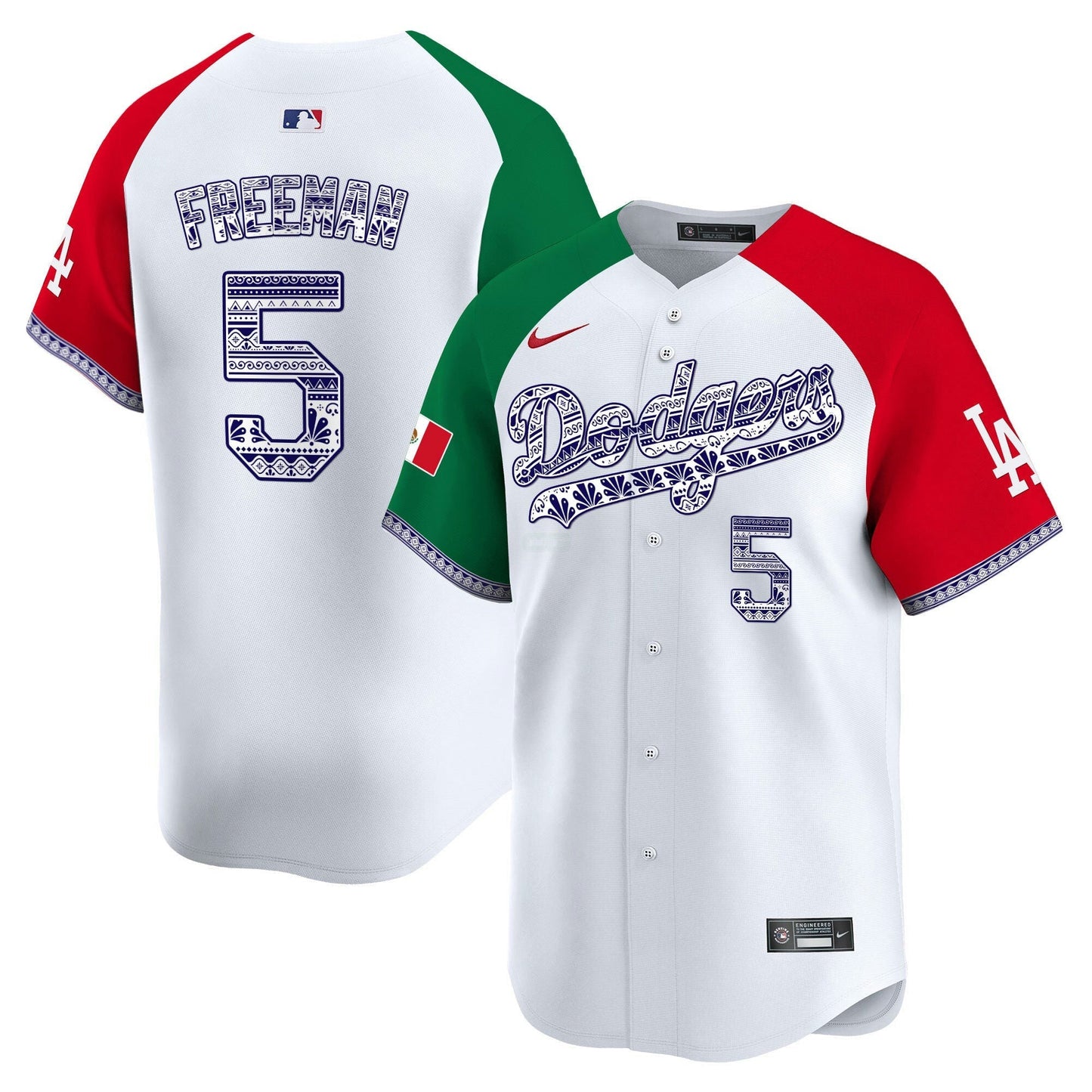 Camisa MLB Men’s Los Angeles Mexico Vapor Premier Limited Jersey V3
