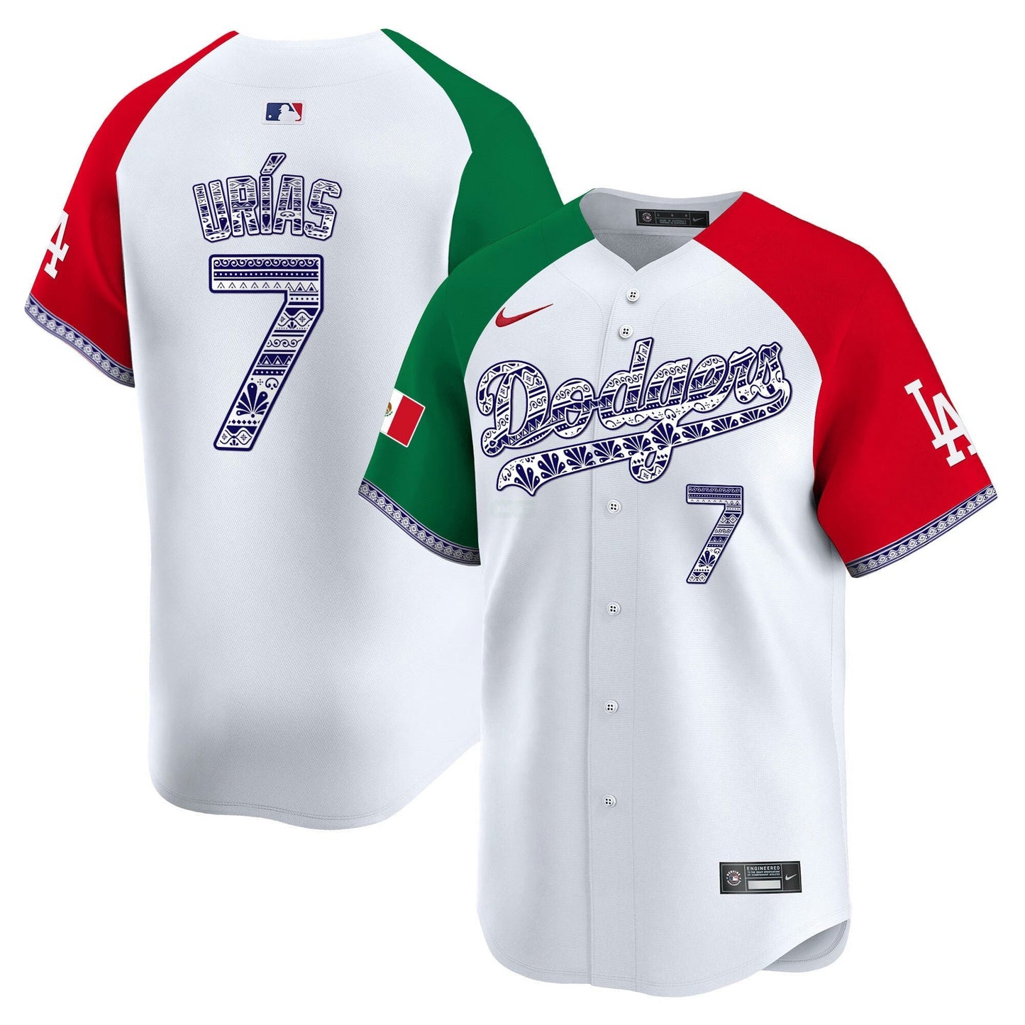 Camisa MLB Men’s Los Angeles Mexico Vapor Premier Limited Jersey V3