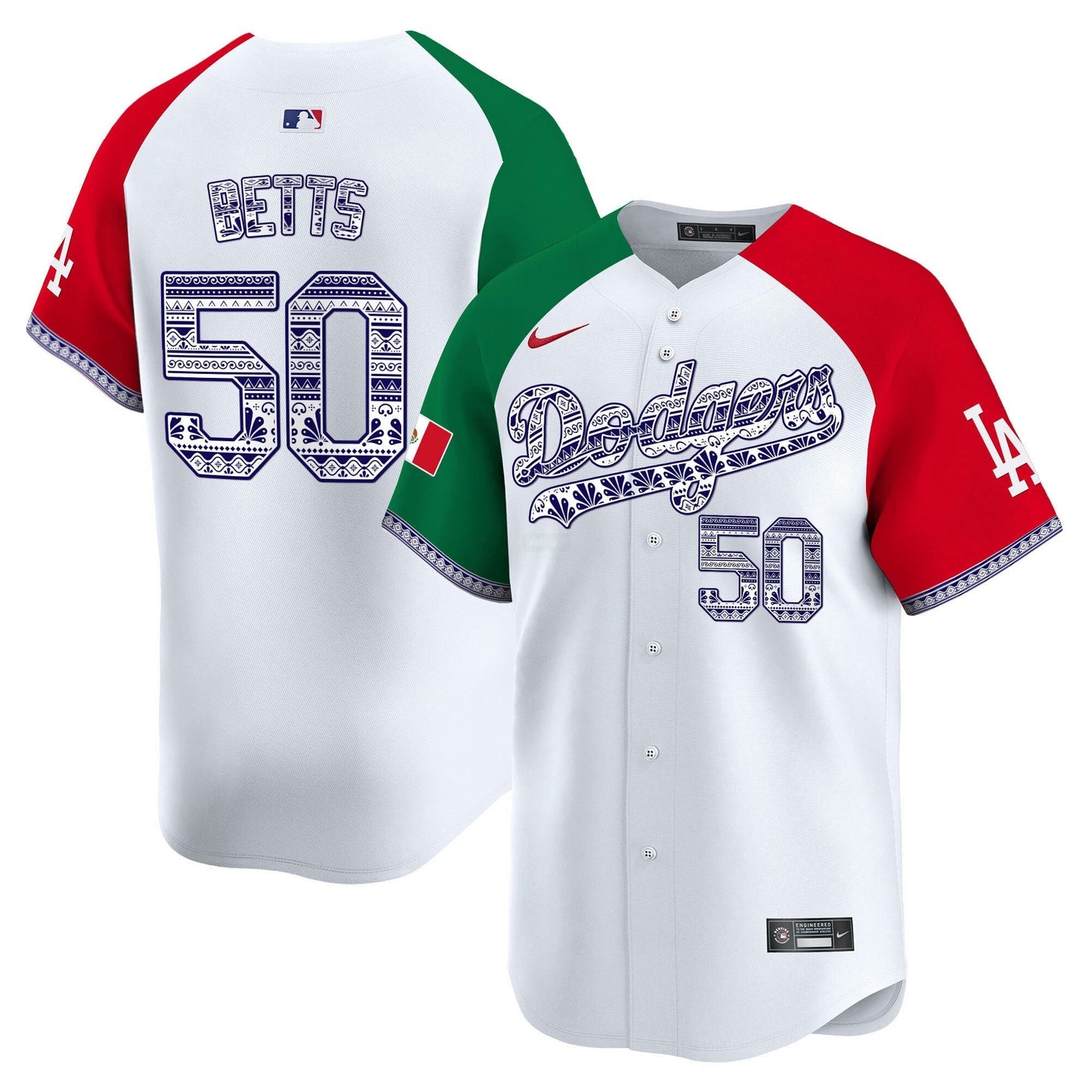 Camisa MLB Men’s Los Angeles Mexico Vapor Premier Limited Jersey V3