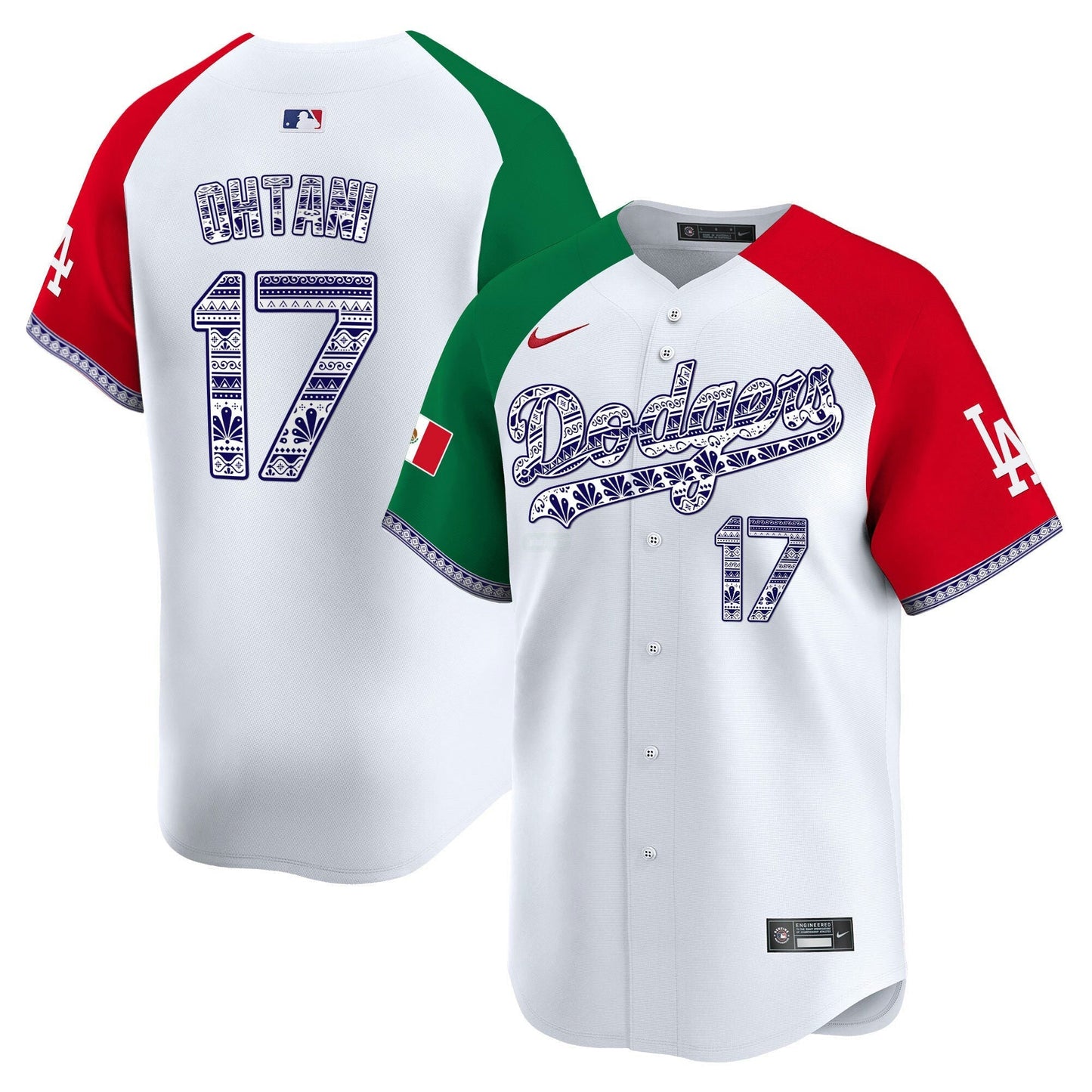 Camisa MLB Men’s Los Angeles Mexico Vapor Premier Limited Jersey V3