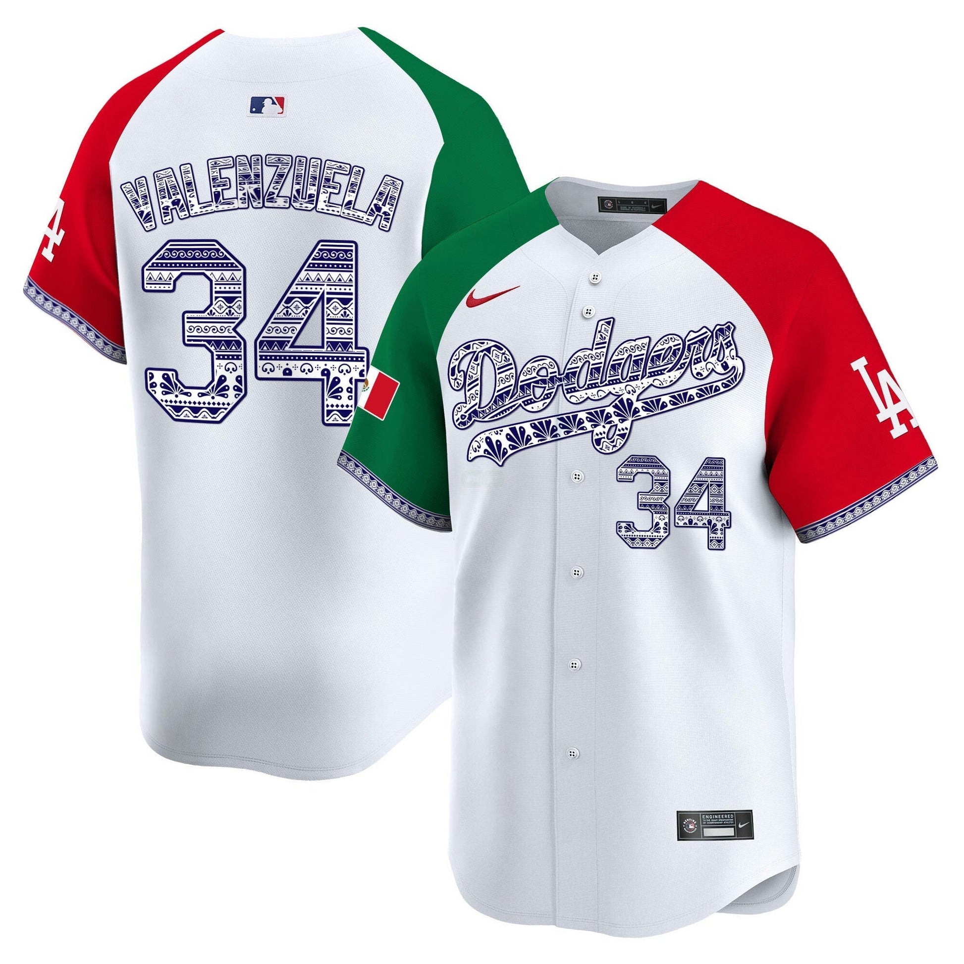 Camisa MLB Men’s Los Angeles Mexico Vapor Premier Limited Jersey V3