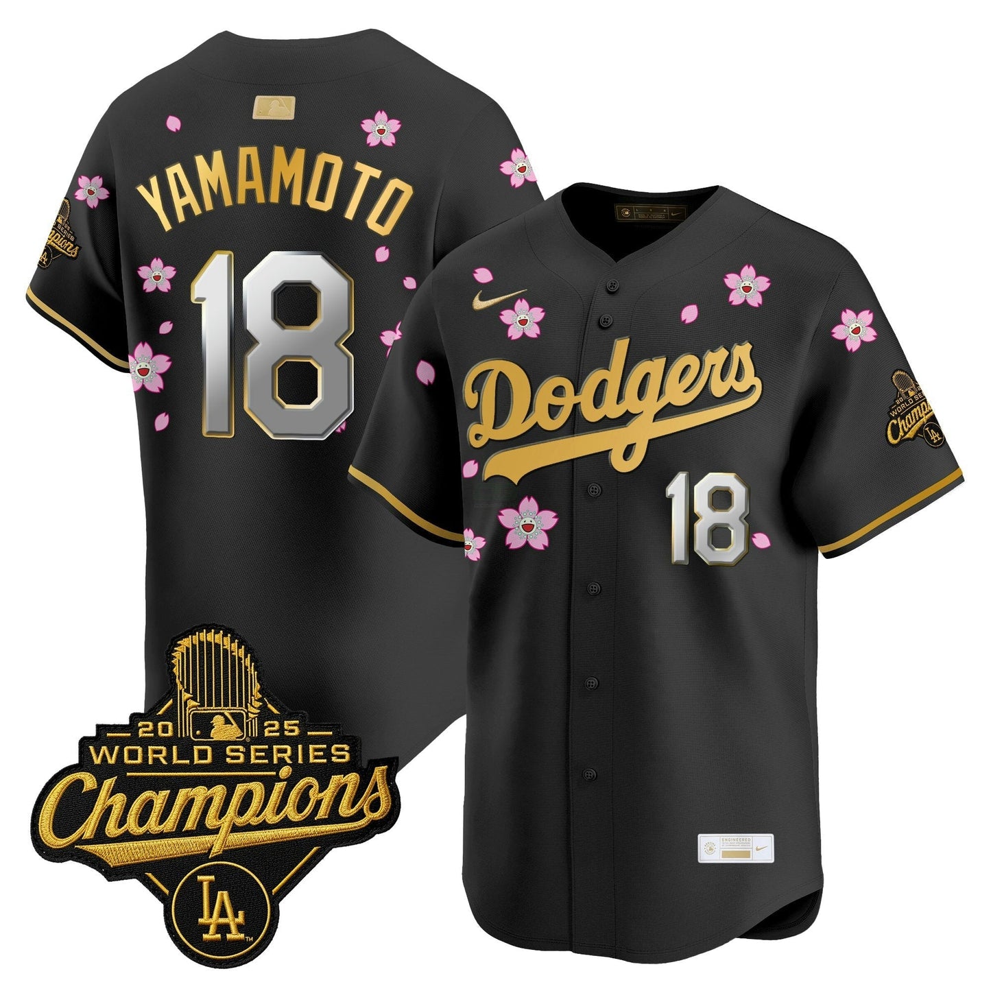 Camisa MLB Men’s Los Angeles “Tokyo Series x Gold Collection” Vapor Premier Limited Jersey
