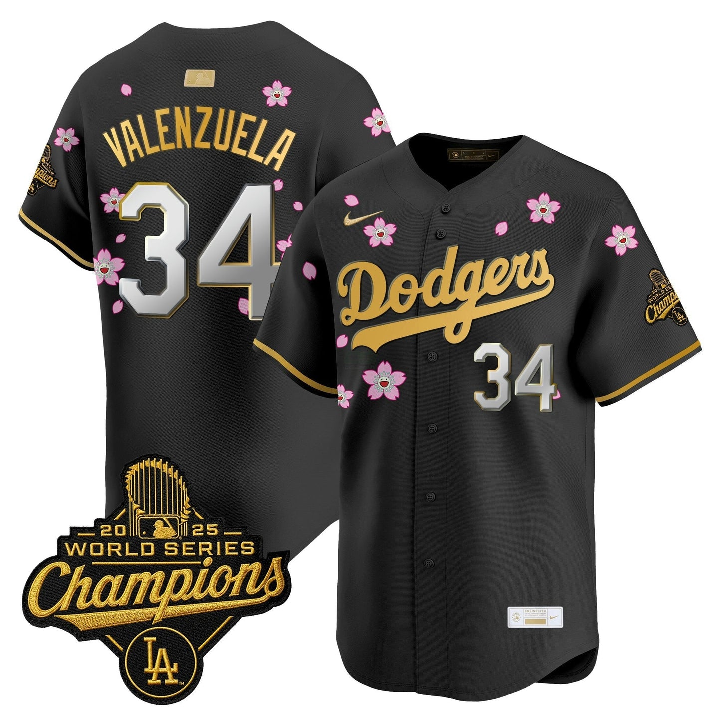Camisa MLB Men’s Los Angeles “Tokyo Series x Gold Collection” Vapor Premier Limited Jersey