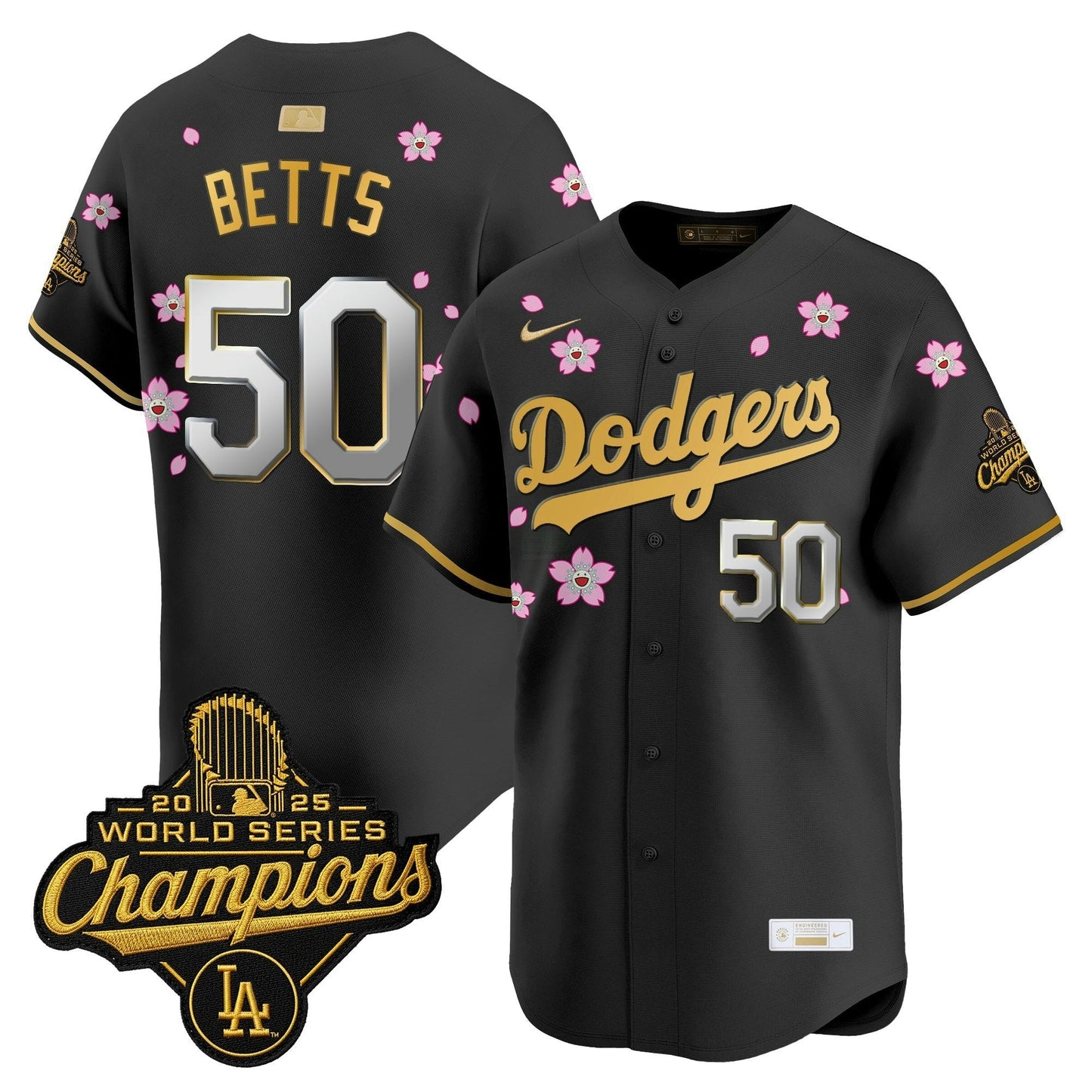 Camisa MLB Men’s Los Angeles “Tokyo Series x Gold Collection” Vapor Premier Limited Jersey