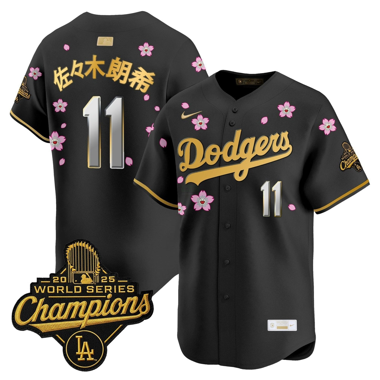 Camisa MLB Men’s Los Angeles “Tokyo Series x Gold Collection” Vapor Premier Limited Jersey