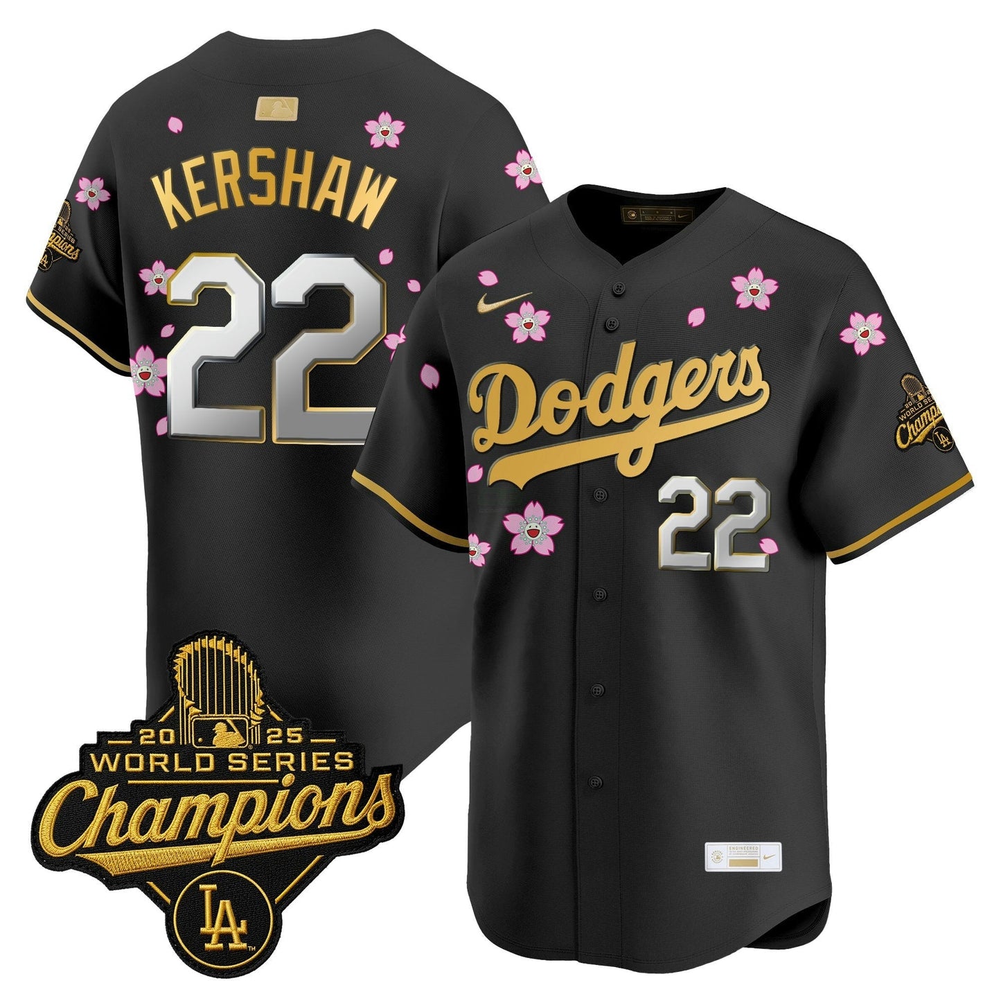 Camisa MLB Men’s Los Angeles “Tokyo Series x Gold Collection” Vapor Premier Limited Jersey