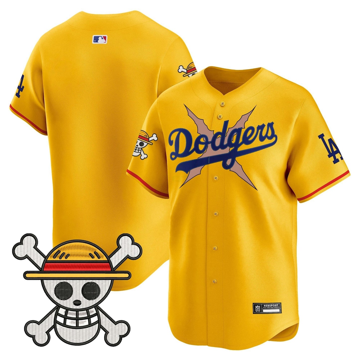 Camisa MLB Men’s Los Angeles x One Piece 2025 Vapor Premier Limited Jersey – Stitched