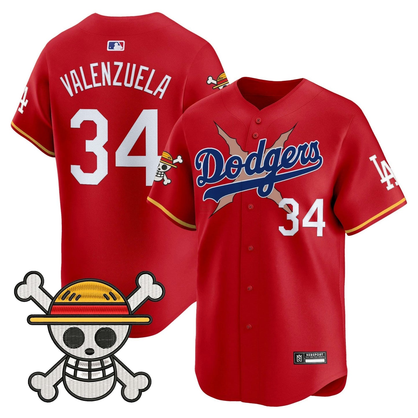 Camisa MLB Men’s Los Angeles x One Piece 2025 Vapor Premier Limited Jersey – Stitched