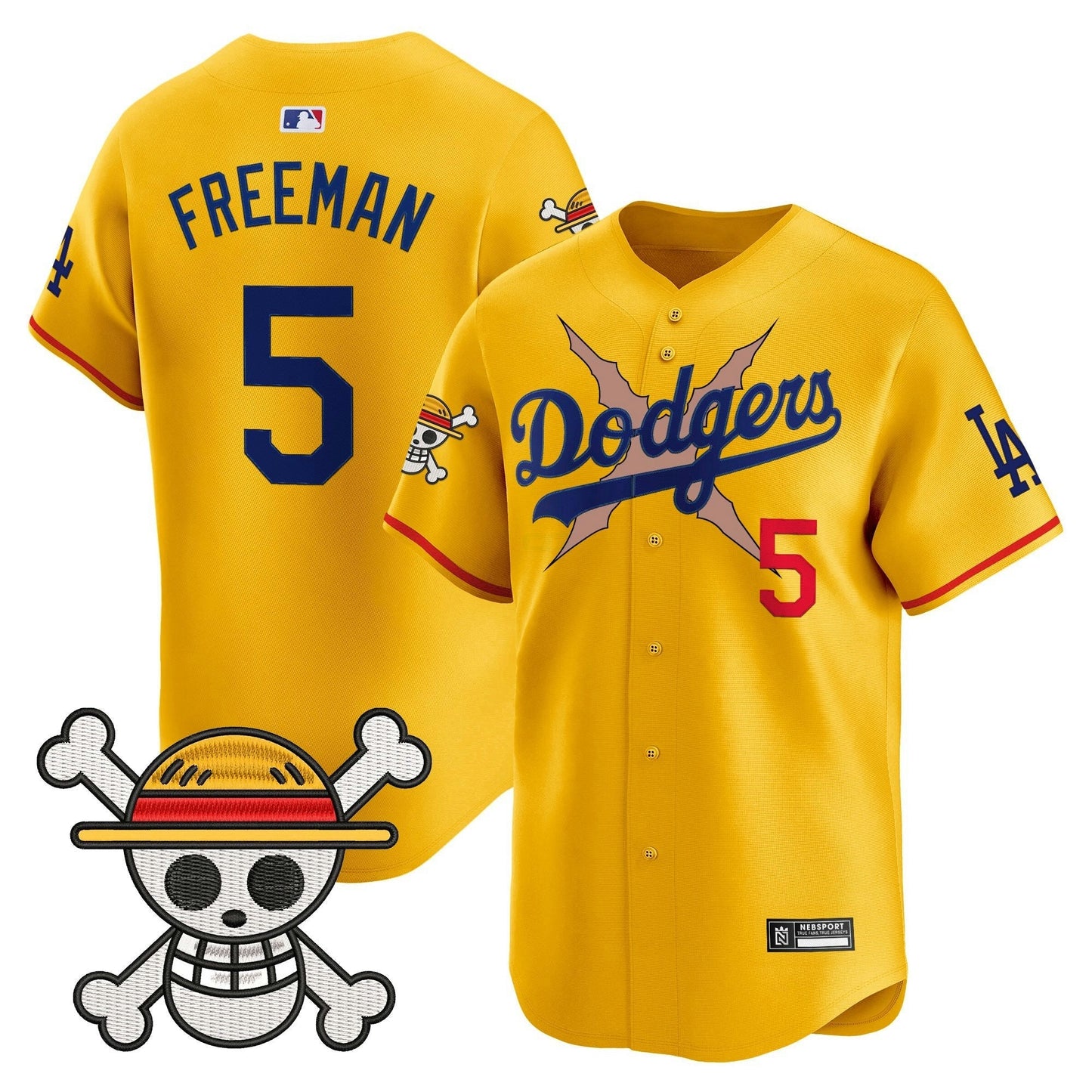 Camisa MLB Men’s Los Angeles x One Piece 2025 Vapor Premier Limited Jersey – Stitched
