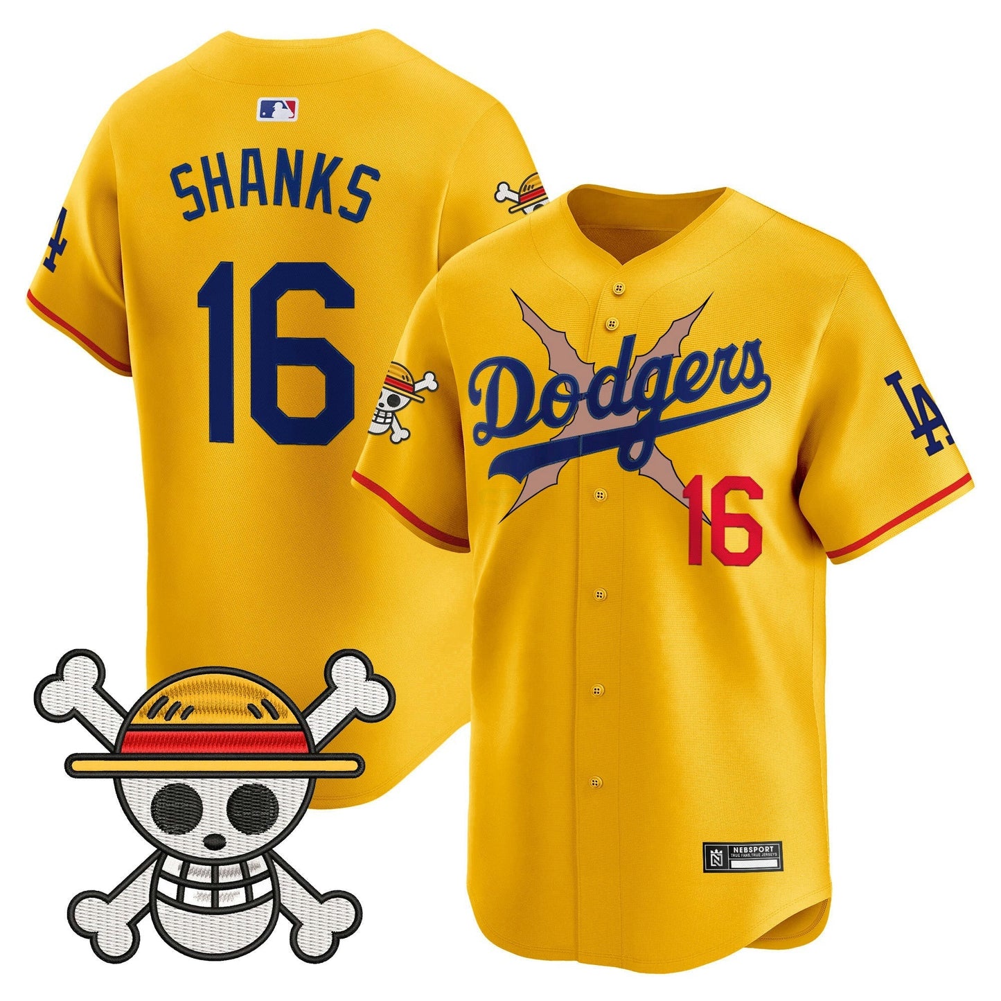 Camisa MLB Men’s Los Angeles x One Piece 2025 Vapor Premier Limited Jersey – Stitched