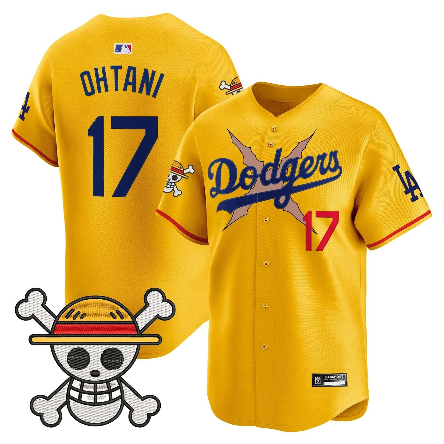 Camisa MLB Men’s Los Angeles x One Piece 2025 Vapor Premier Limited Jersey – Stitched