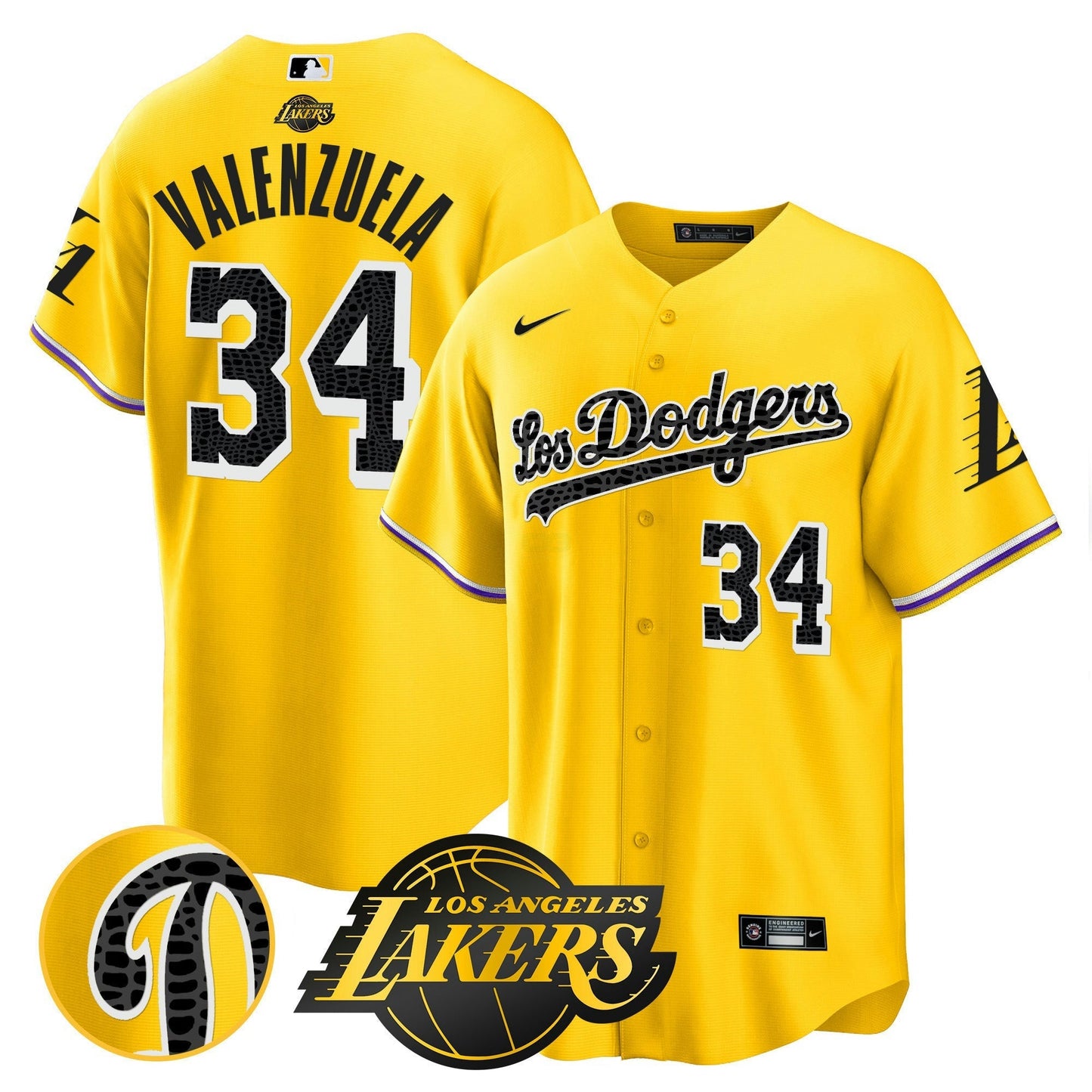 Camisa MLB Men’s Los Cool Base Mamba Jersey