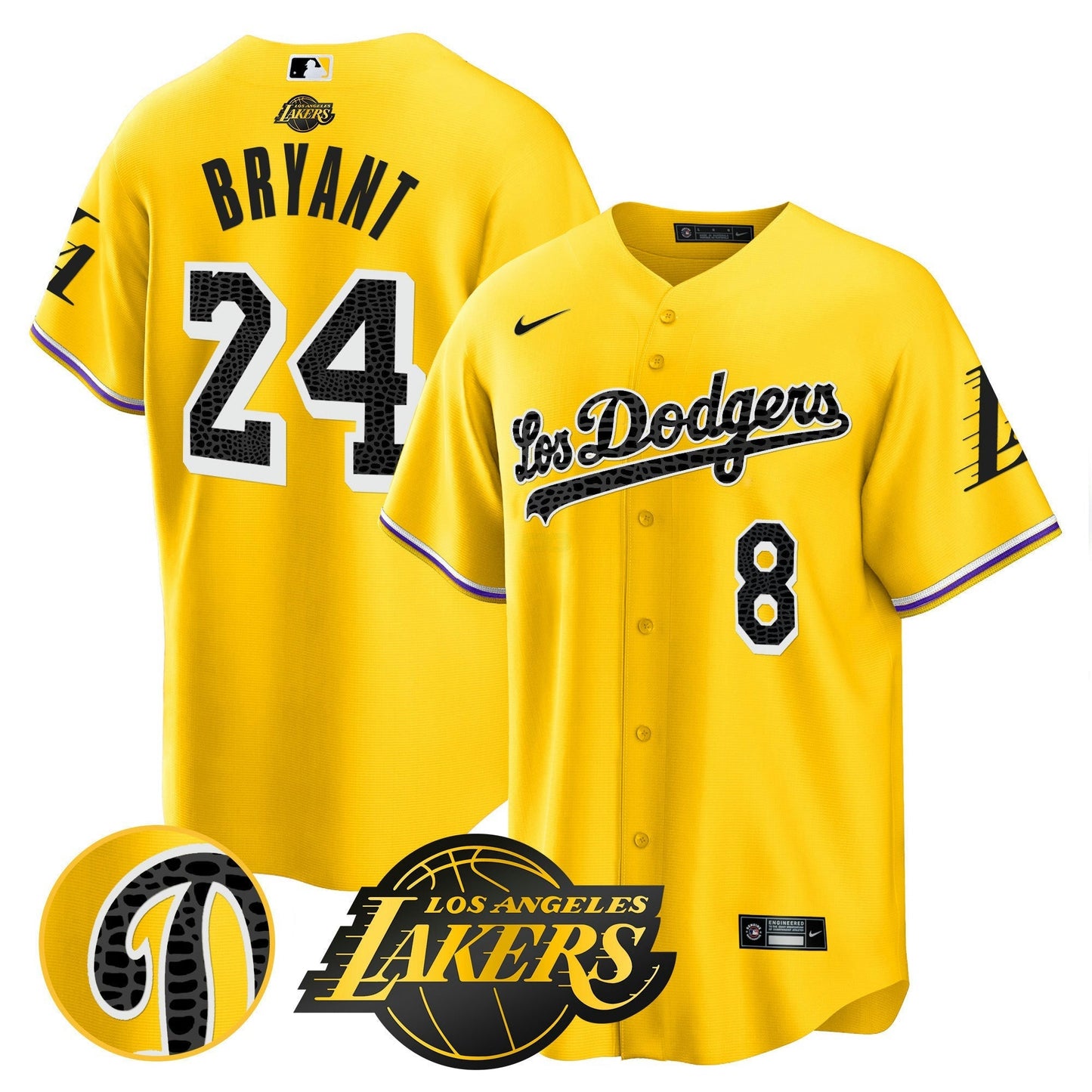 Camisa MLB Men’s Los Cool Base Mamba Jersey