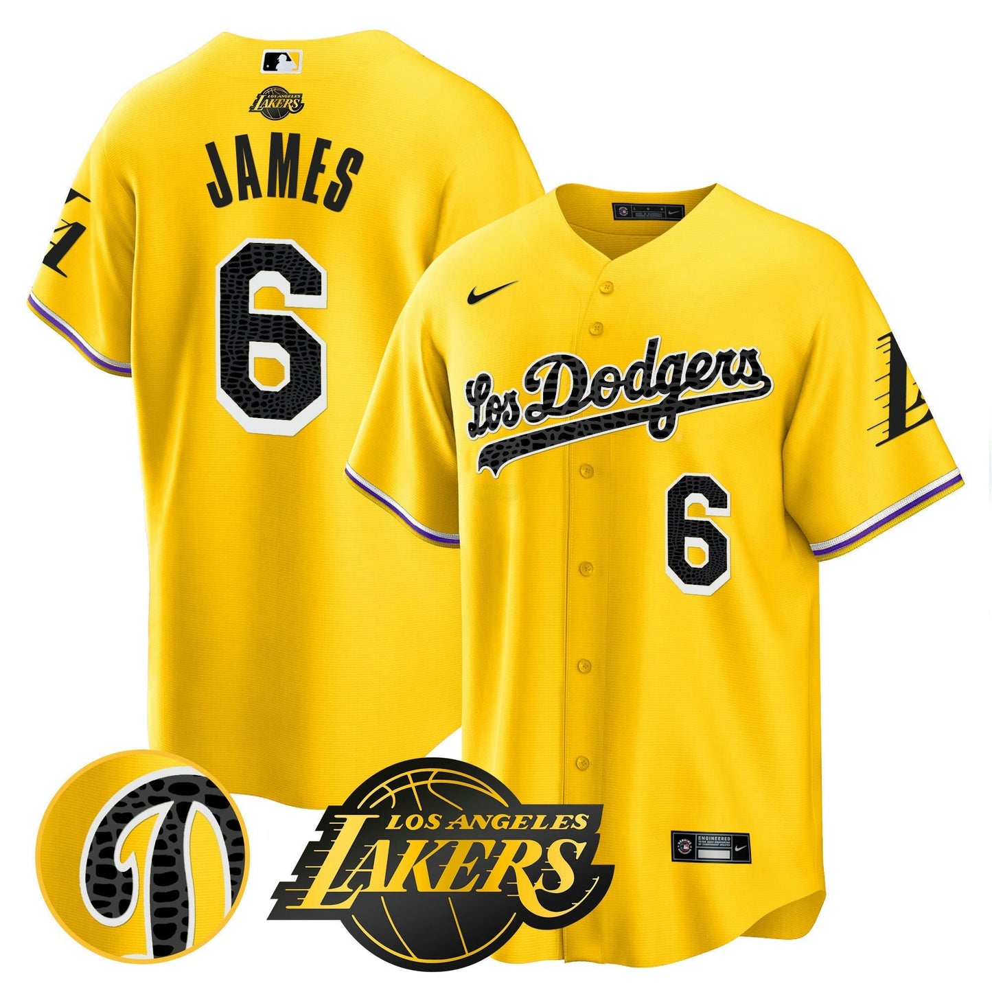 Camisa MLB Men’s Los Cool Base Mamba Jersey