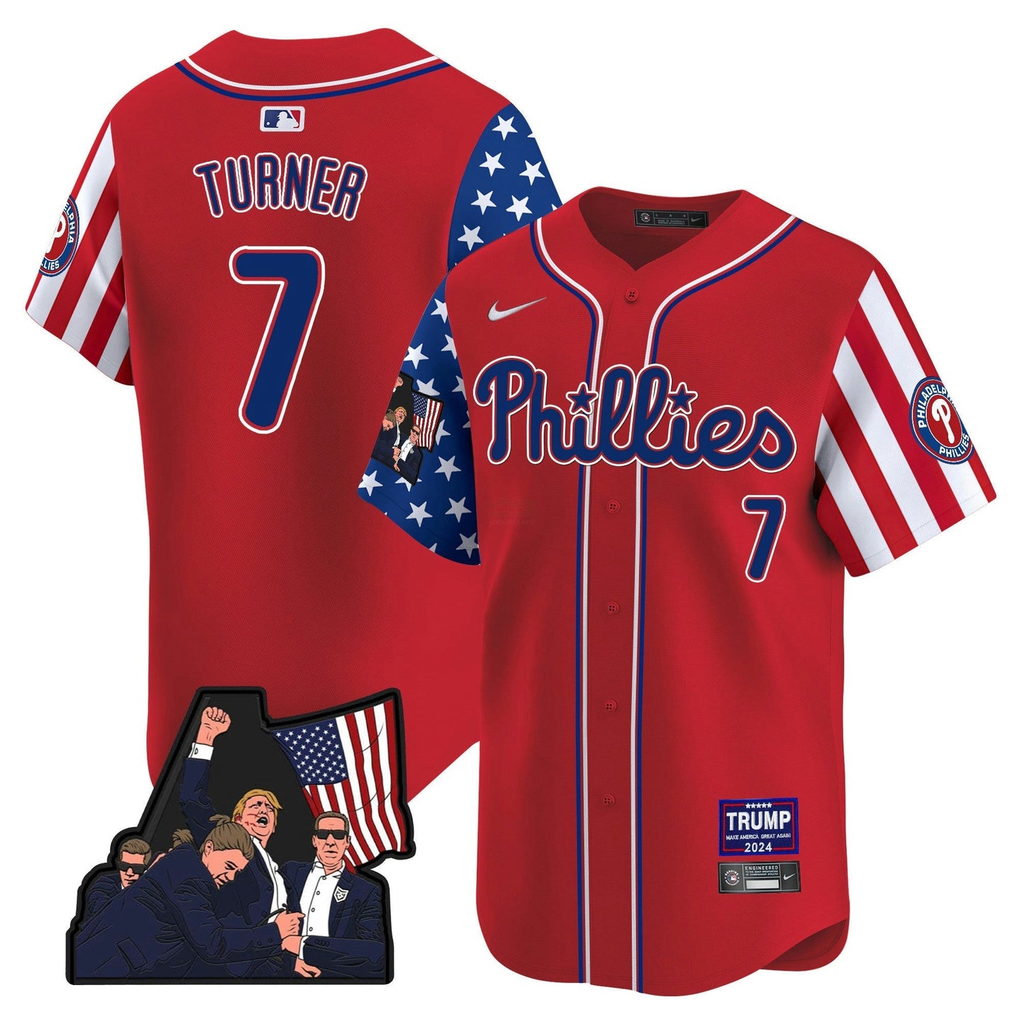 Camisa MLB Men’s Make American Great Again Vapor Premier Limited Jersey