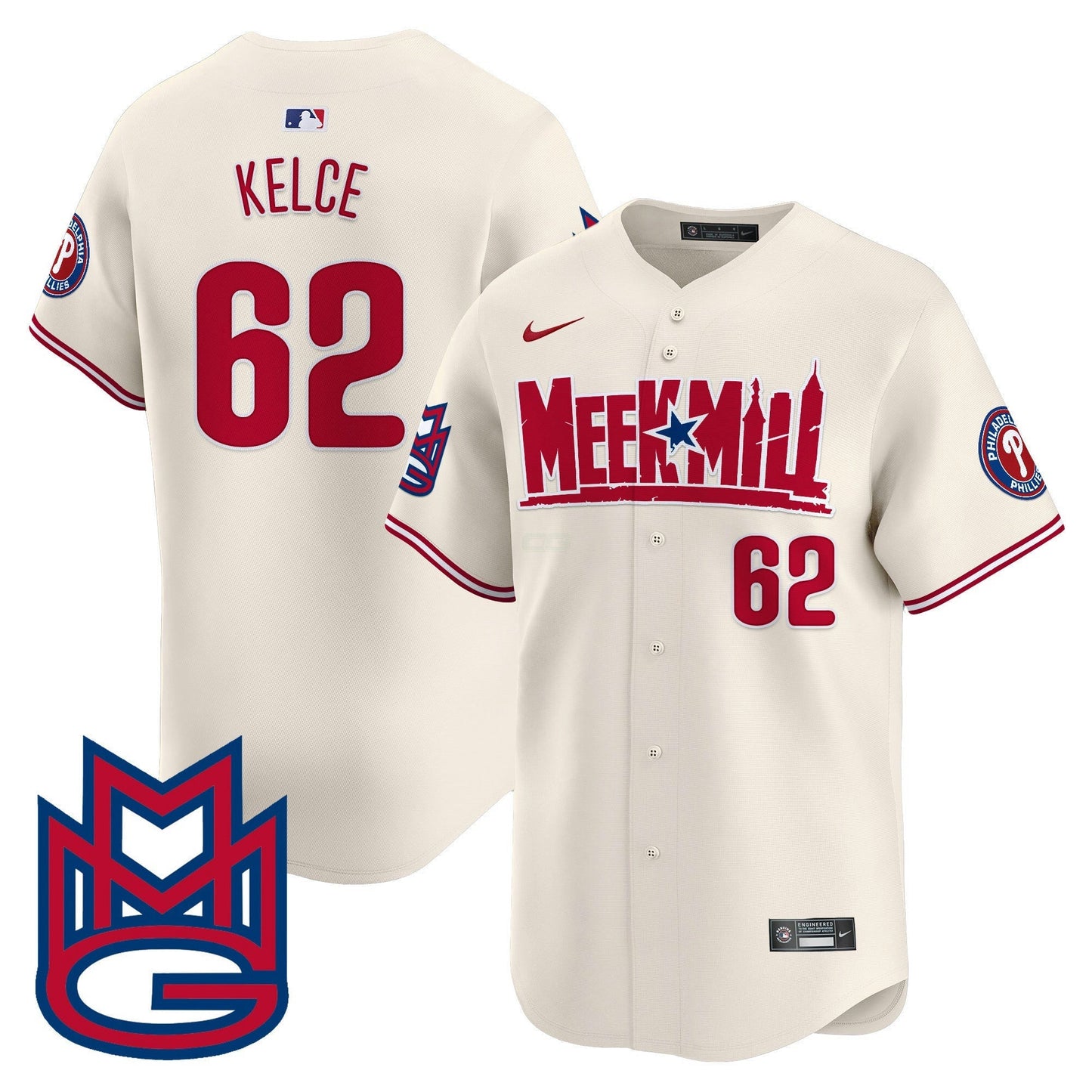 Camisa MLB Men’s Meek Mill Vapor Premier Limited Jersey