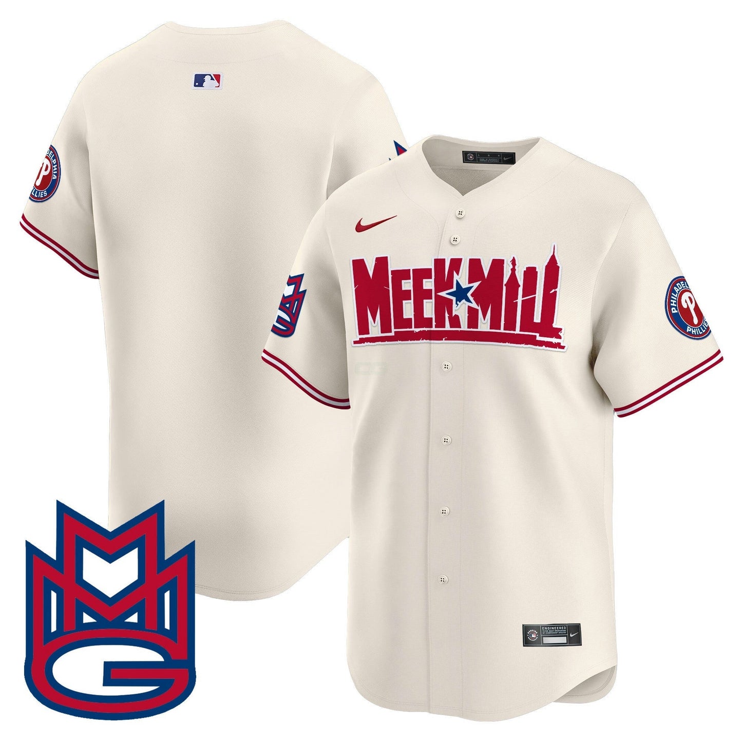 Camisa MLB Men’s Meek Mill Vapor Premier Limited Jersey