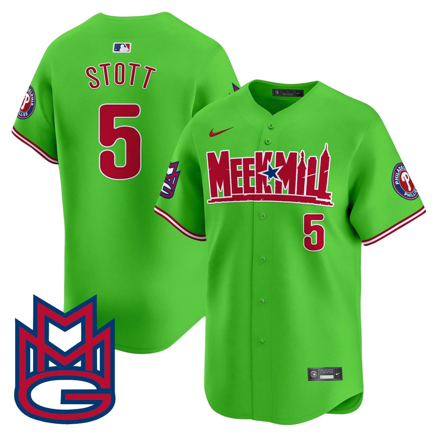 Camisa MLB Men’s Meek Mill Vapor Premier Limited Jersey