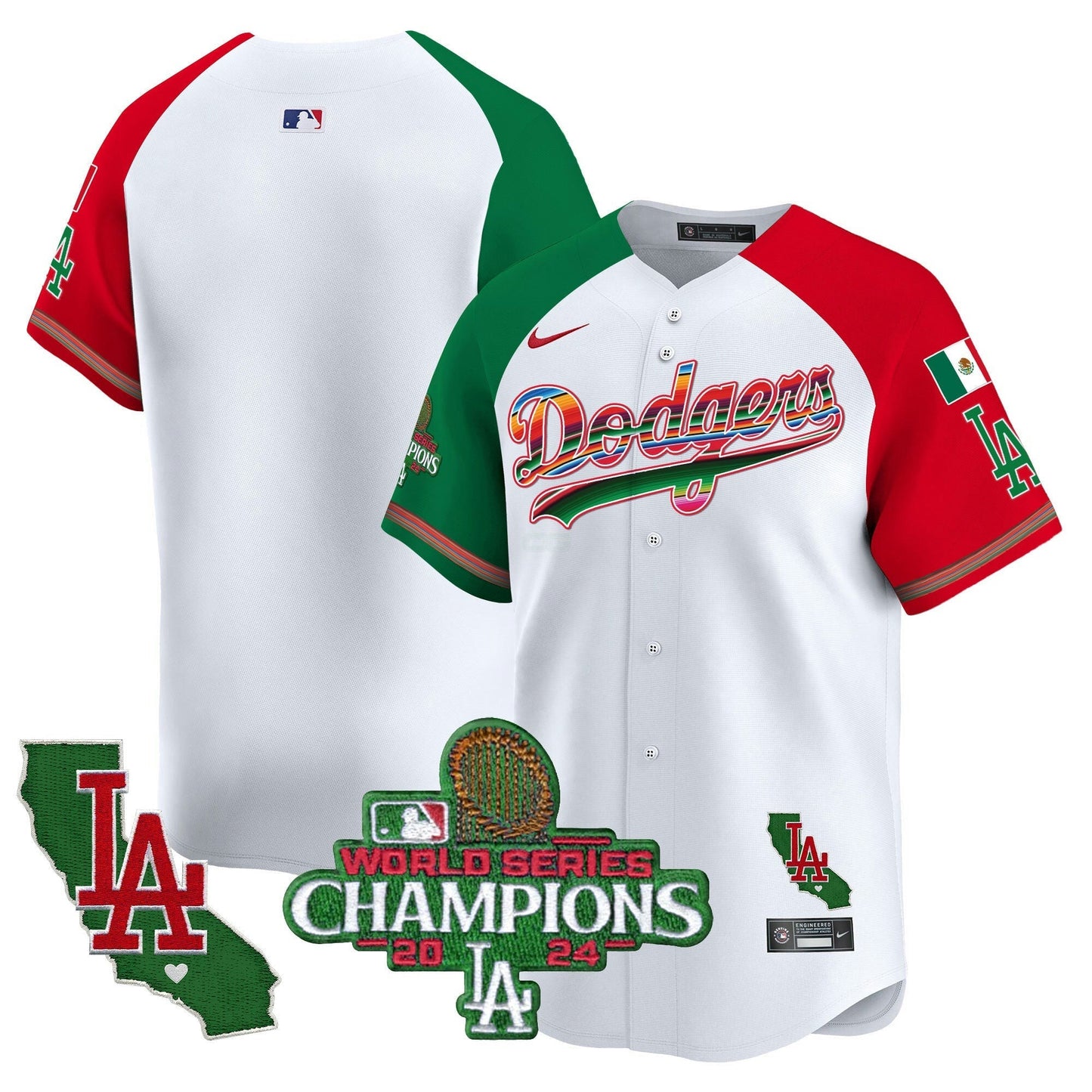 Camisa MLB Men’s Mexico 2024 World Series Champions Vapor Premier Limited Jersey