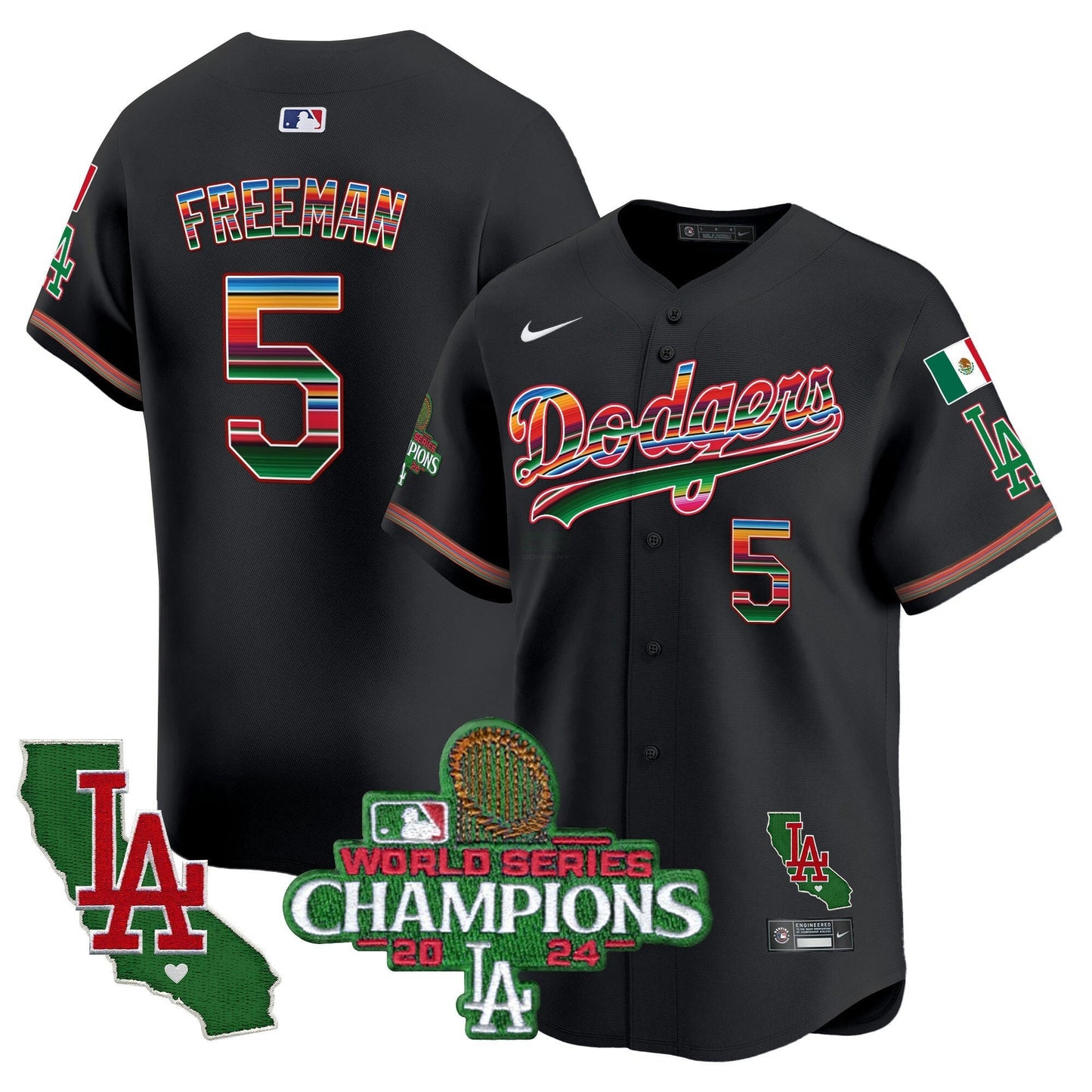 Camisa MLB Men’s Mexico 2024 World Series Champions Vapor Premier Limited Jersey