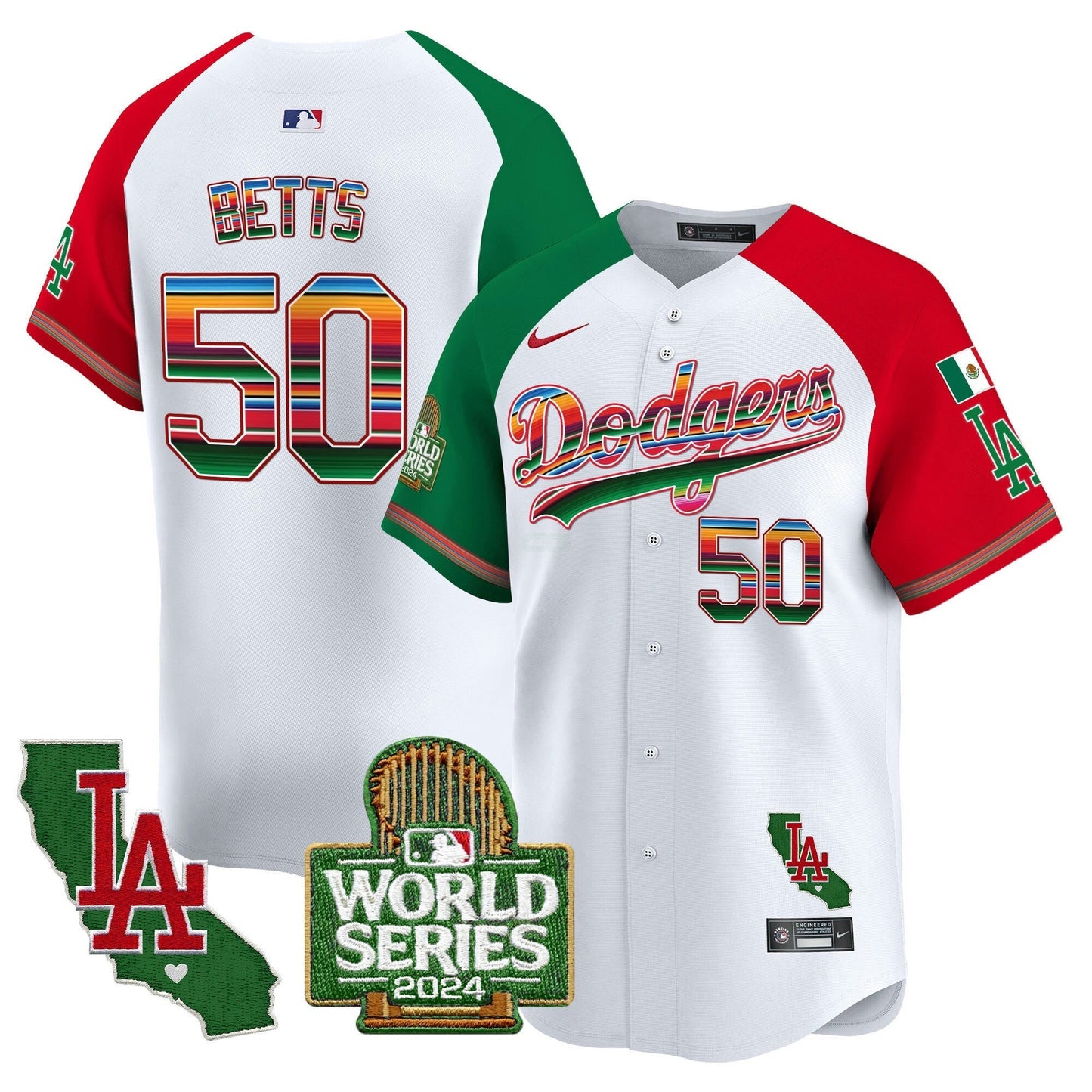 Camisa MLB Men’s Mexico 2024 World Series Vapor Premier Limited Jersey