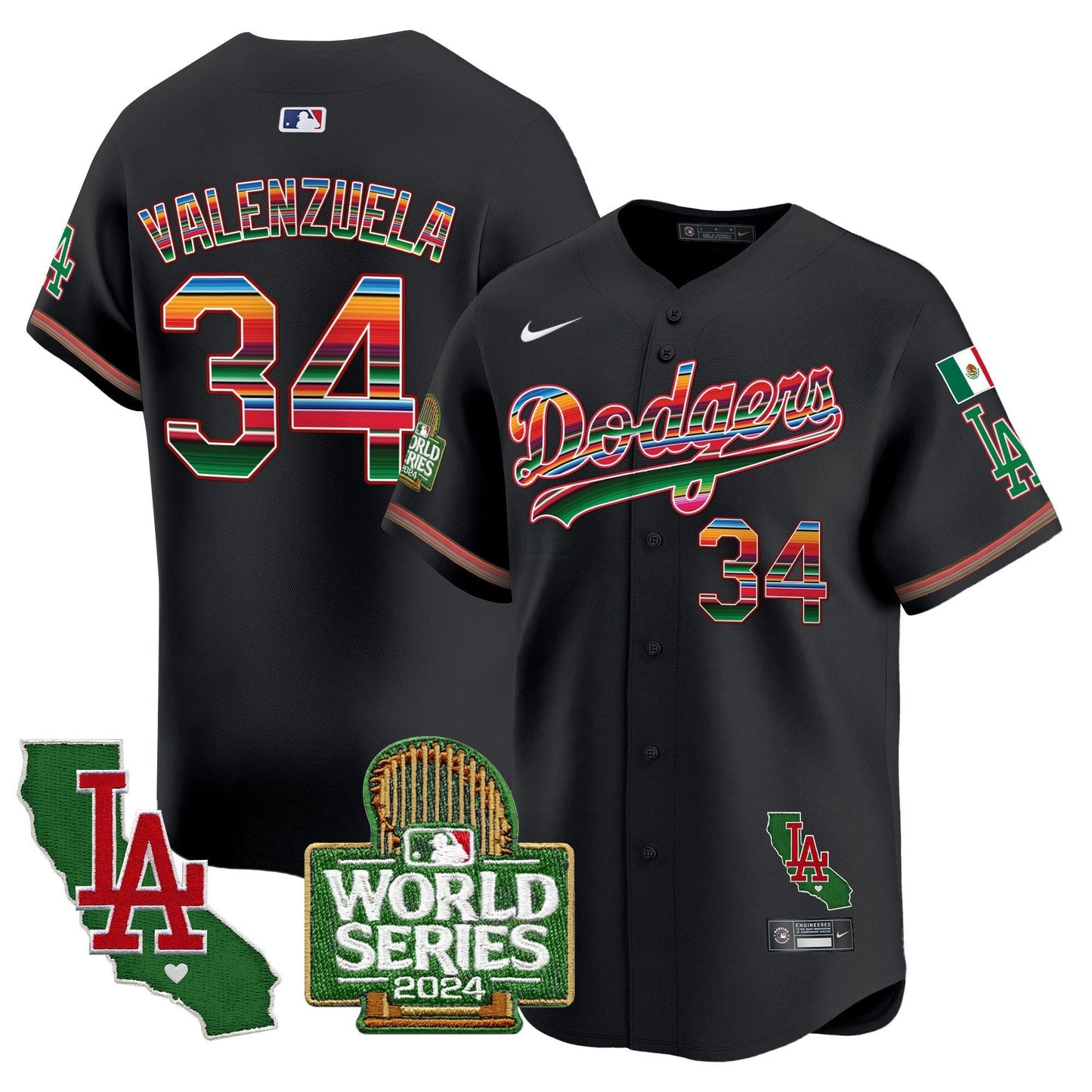 Camisa MLB Men’s Mexico 2024 World Series Vapor Premier Limited Jersey