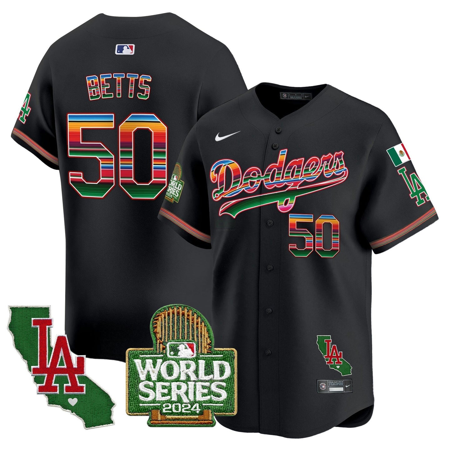 Camisa MLB Men’s Mexico 2024 World Series Vapor Premier Limited Jersey