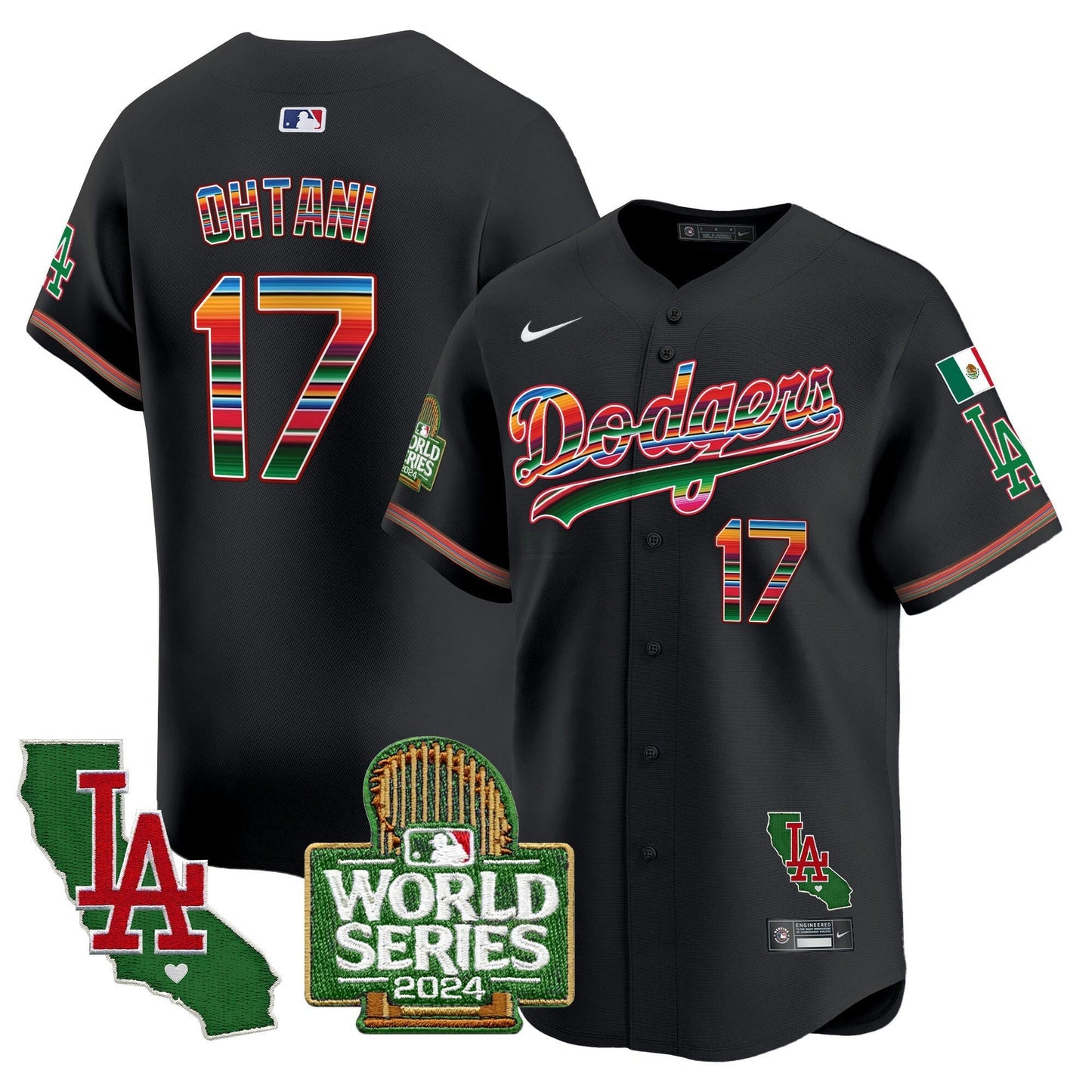 Camisa MLB Men’s Mexico 2024 World Series Vapor Premier Limited Jersey