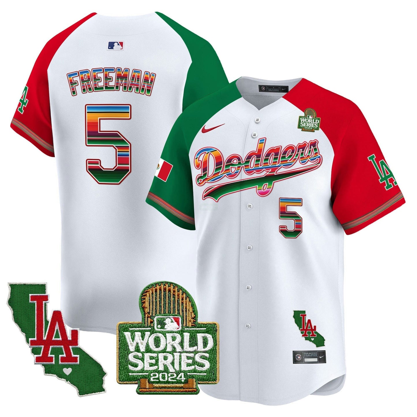 Camisa MLB Men’s Mexico 2024 World Series Vapor Premier Limited Jersey V2