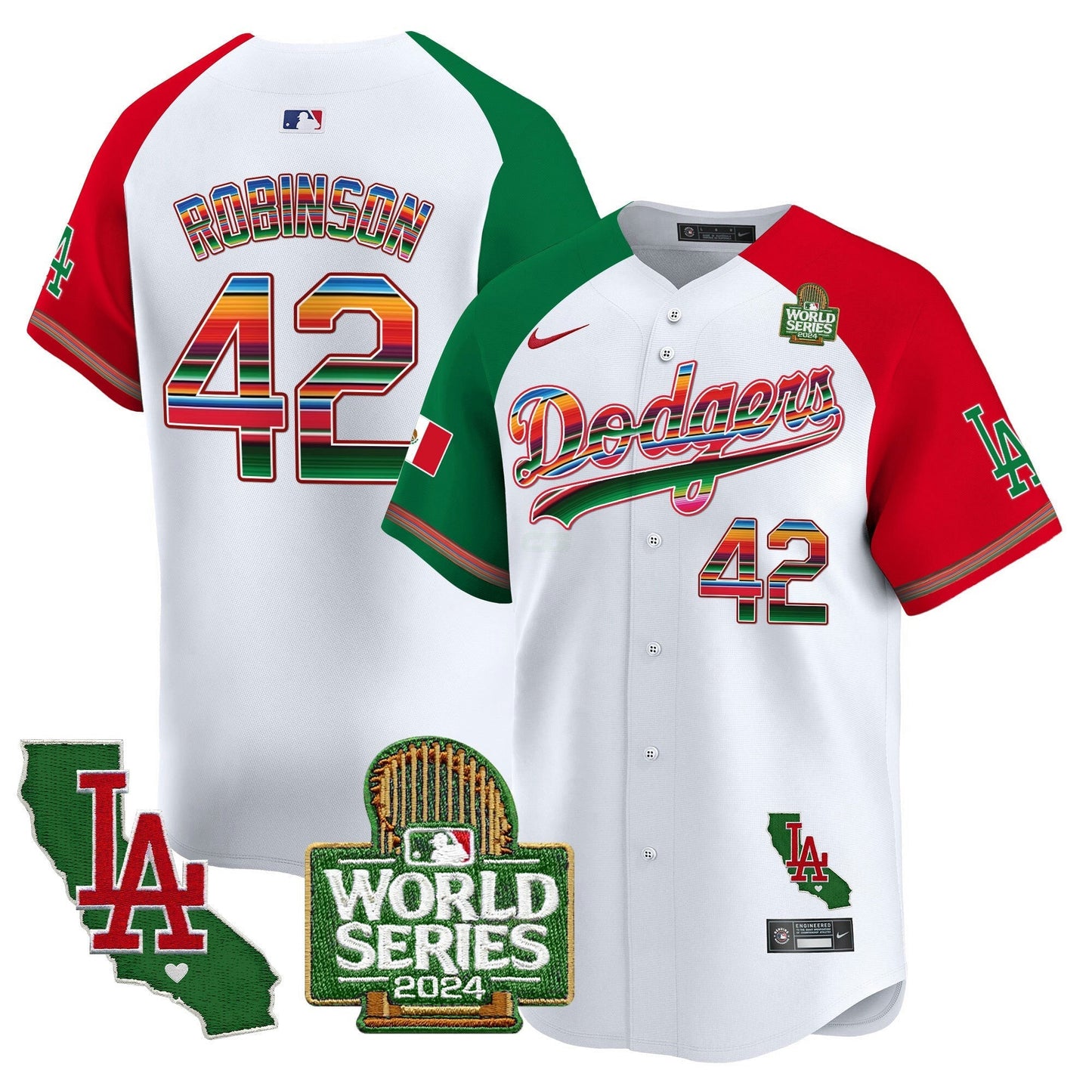 Camisa MLB Men’s Mexico 2024 World Series Vapor Premier Limited Jersey V2