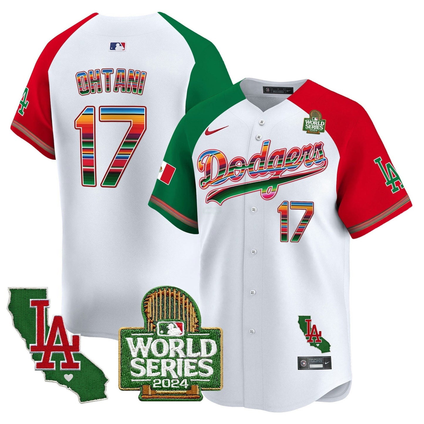 Camisa MLB Men’s Mexico 2024 World Series Vapor Premier Limited Jersey V2
