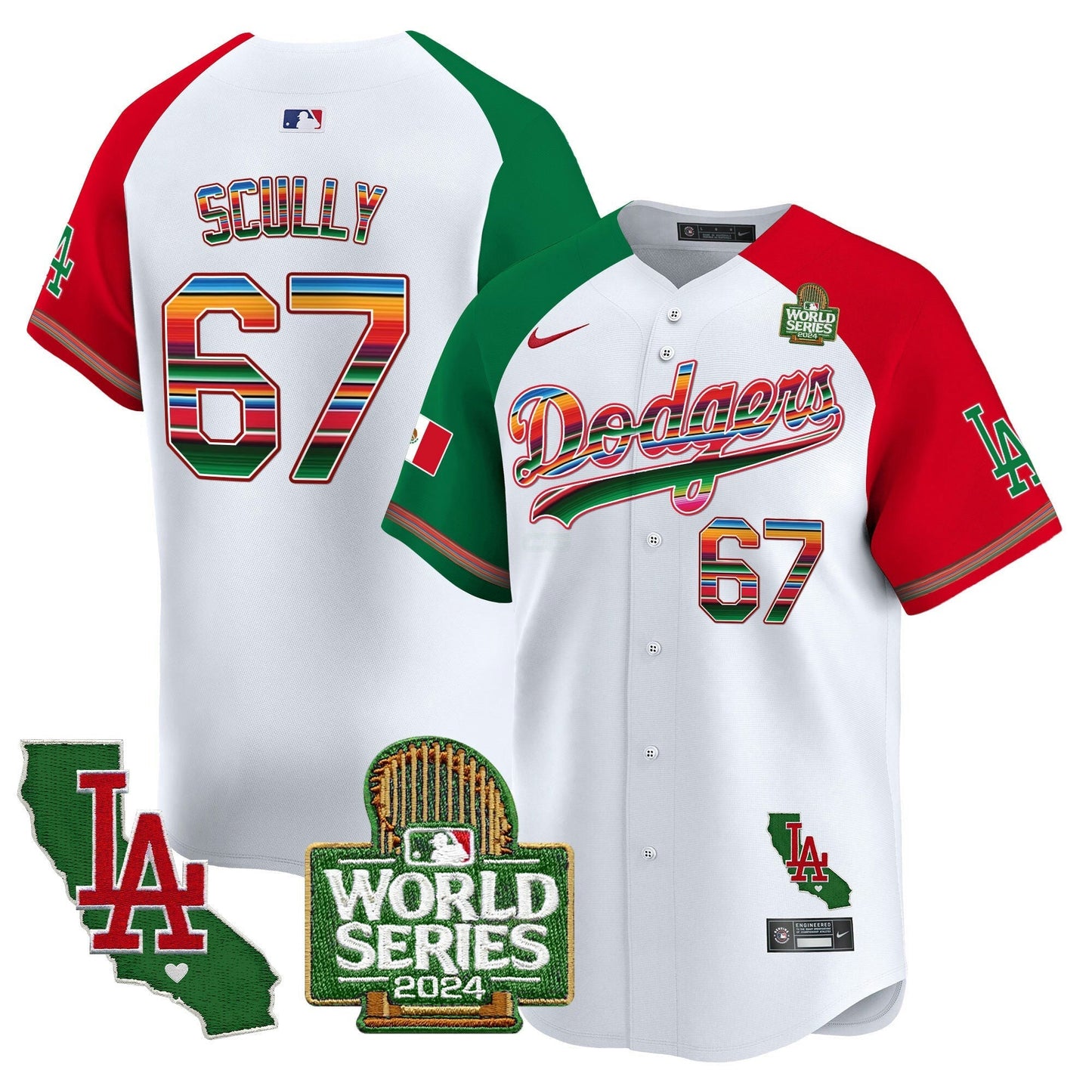 Camisa MLB Men’s Mexico 2024 World Series Vapor Premier Limited Jersey V2