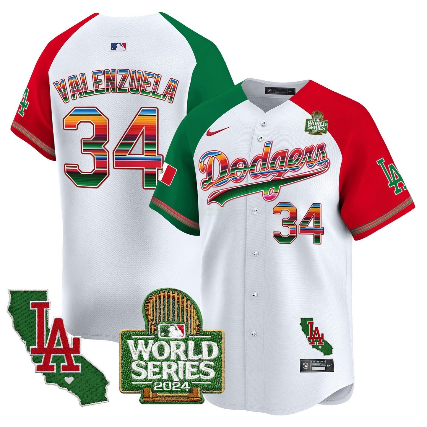 Camisa MLB Men’s Mexico 2024 World Series Vapor Premier Limited Jersey V2