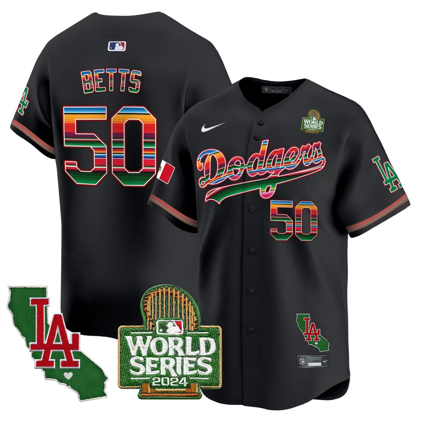 Camisa MLB Men’s Mexico 2024 World Series Vapor Premier Limited Jersey V2